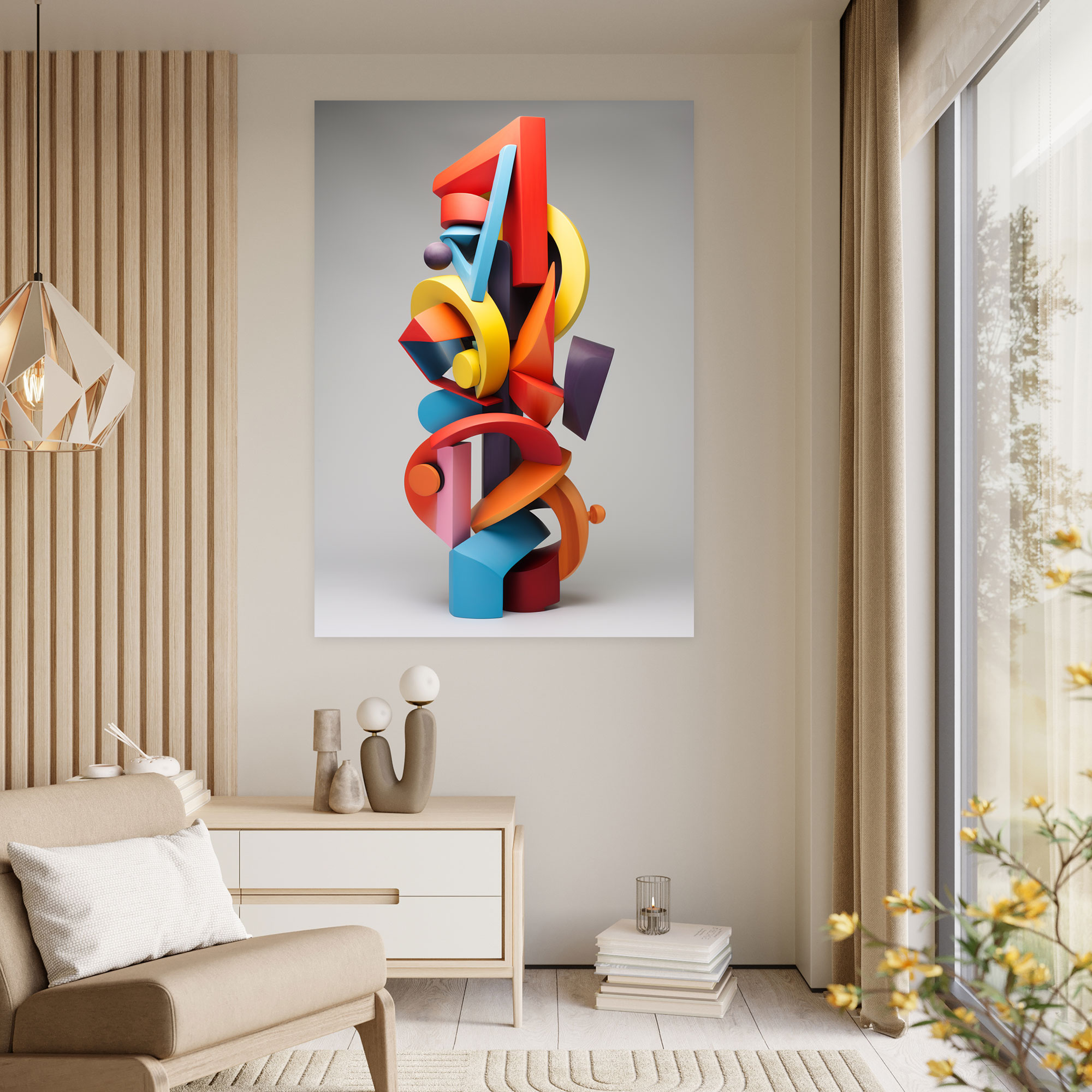 Realistic Glass Sculpture Wall Art - Realistic Glass Sculpture, Modern Abstract Sculpture, Wall Decoration, Vibrant Colors