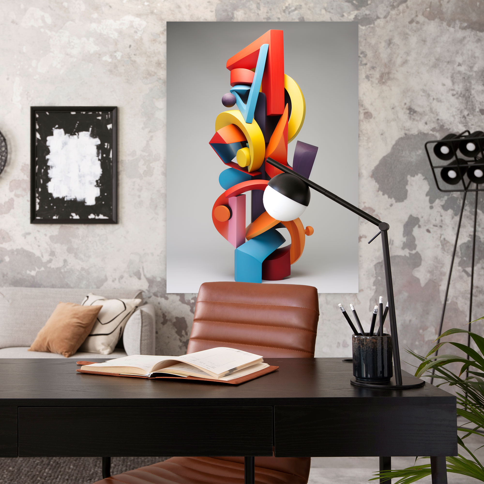 Realistic Glass Sculpture Wall Art - Realistic Glass Sculpture, Modern Abstract Sculpture, Wall Decoration, Vibrant Colors