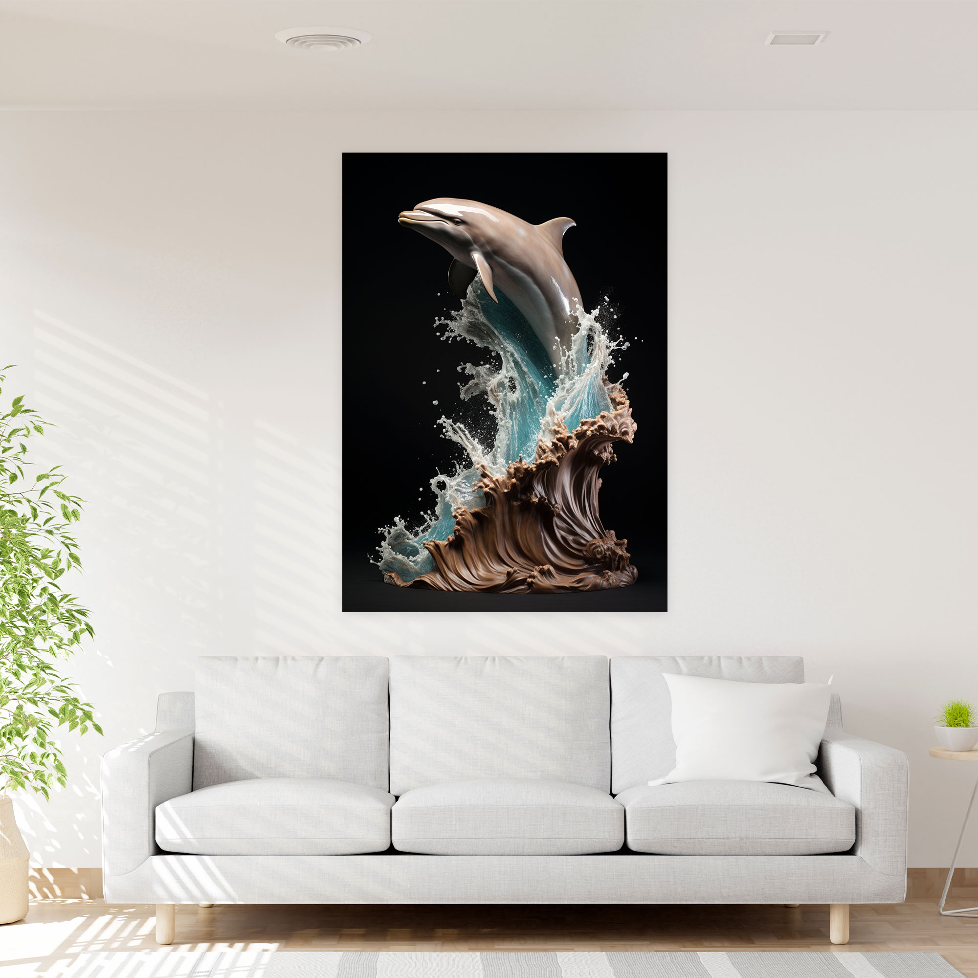 Realistic Glass Sculpture Wall Decoration - Realistic Glass Sculpture, Photorealistic, Wall Decoration, Realistic Glass Sculpture