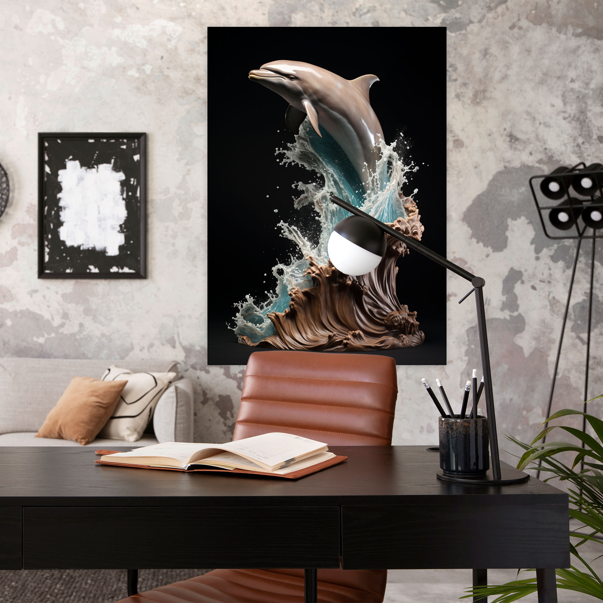 Realistic Glass Sculpture Wall Decoration - Realistic Glass Sculpture, Photorealistic, Wall Decoration, Realistic Glass Sculpture