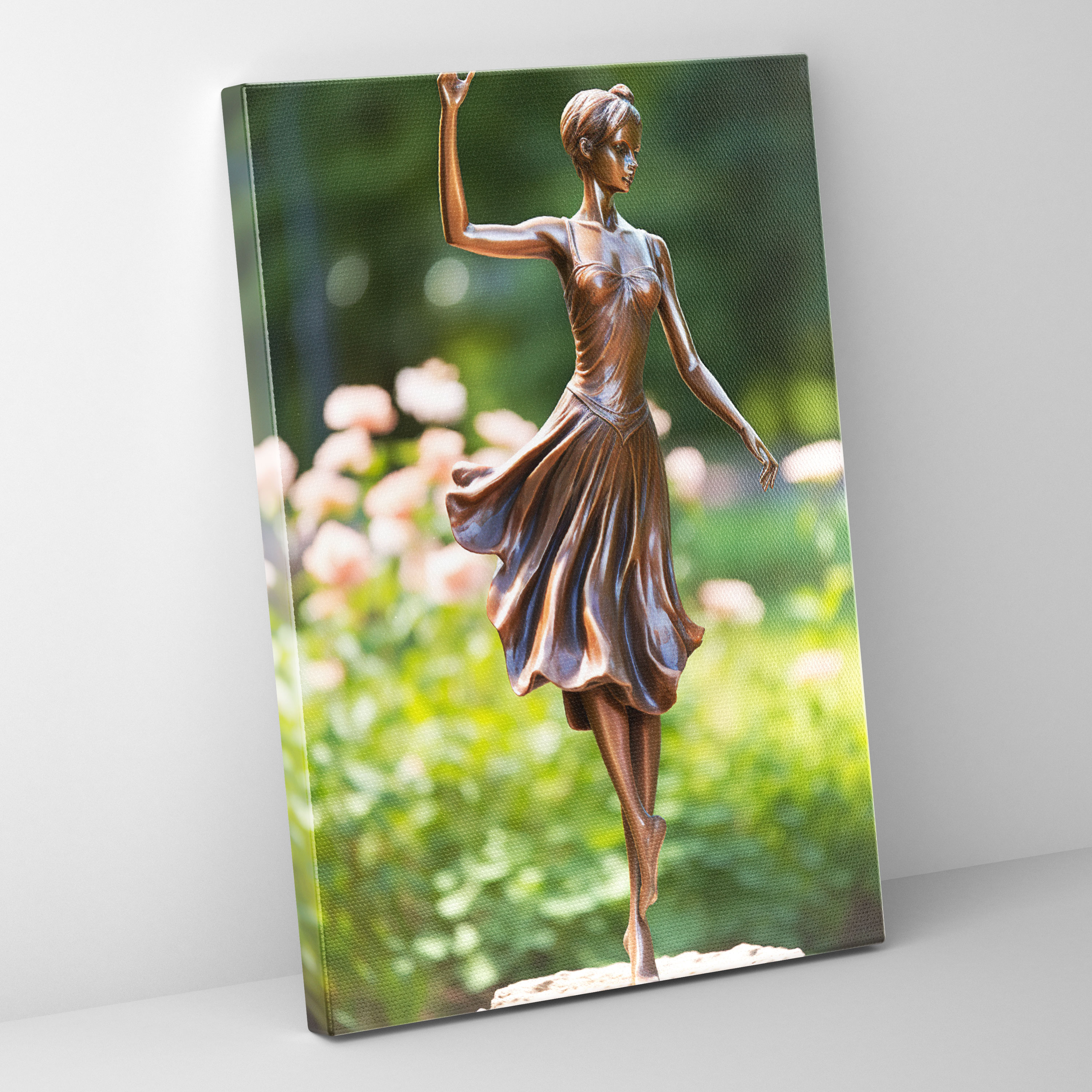 Realistic Glass Sculpture Wall Art - Realistic Glass Sculpture, Graceful Pose, Sculpture Of Ballerina, Home Decoration
