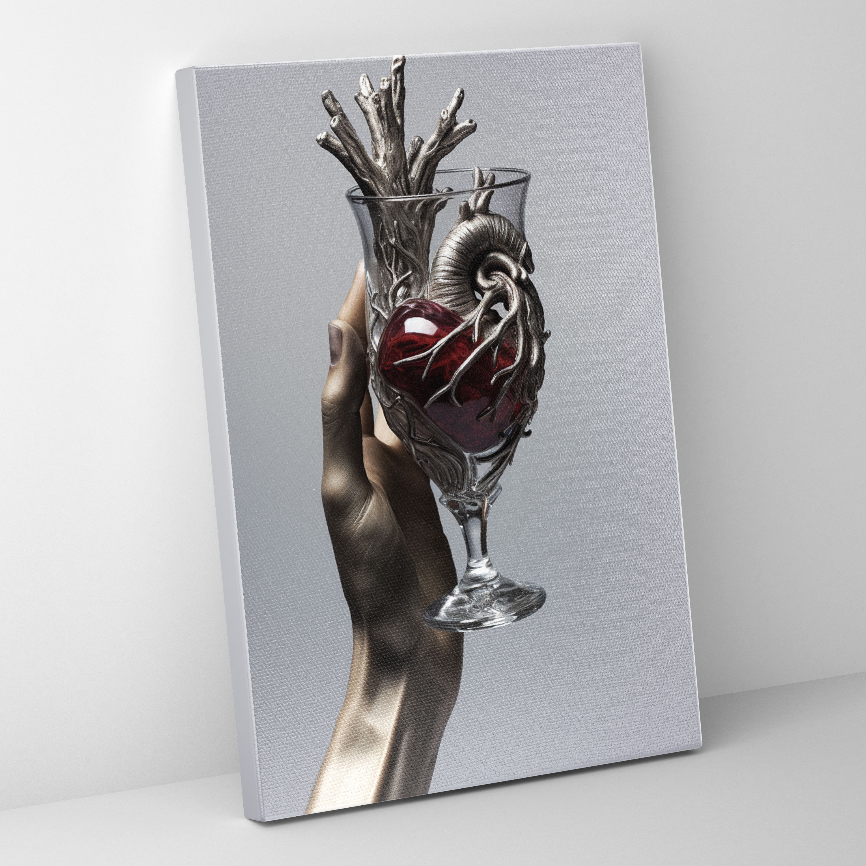 Realistic Glass Sculpture Wall Art - Realistic Glass Sculpture, Wall Art, Wall Decoration, Realistic Glass Sculpture