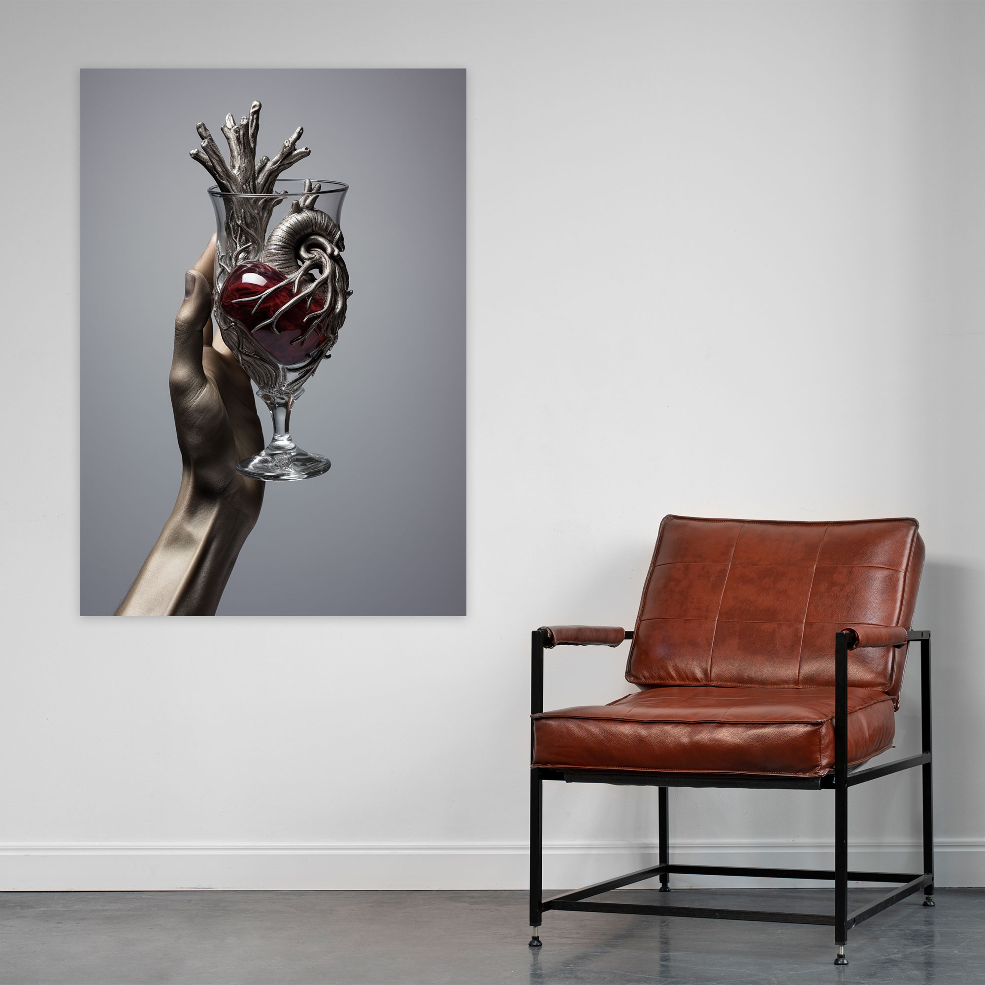 Realistic Glass Sculpture Wall Art - Realistic Glass Sculpture, Wall Art, Wall Decoration, Realistic Glass Sculpture