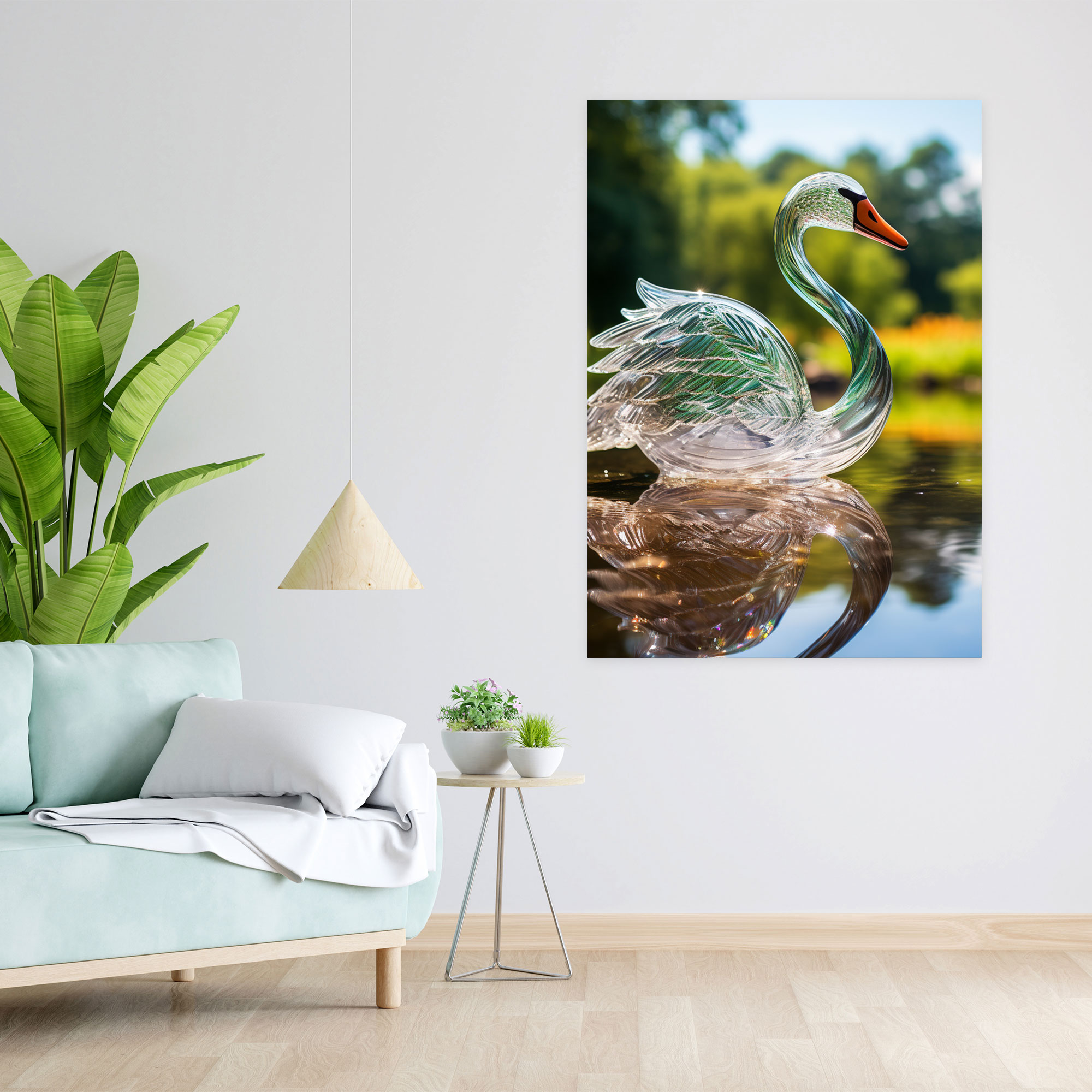 Realistic Glass Sculpture Wall Art - Realistic Glass Sculpture, Wall Decoration, Handcrafted Glass Sculpture, Wall Art