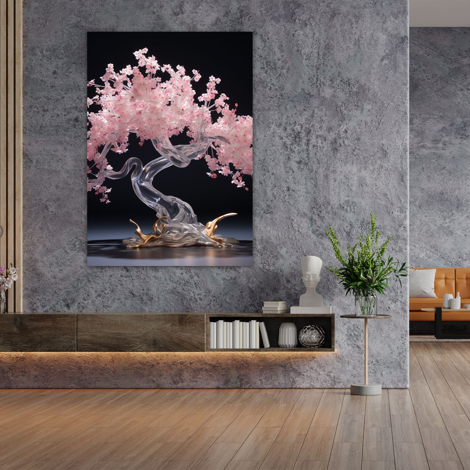 Realistic Glass Sculpture Wall Decoration - Realistic Glass Sculpture, Ephemeral Beauty, Realistic Glass Sculpture, Home Decoration