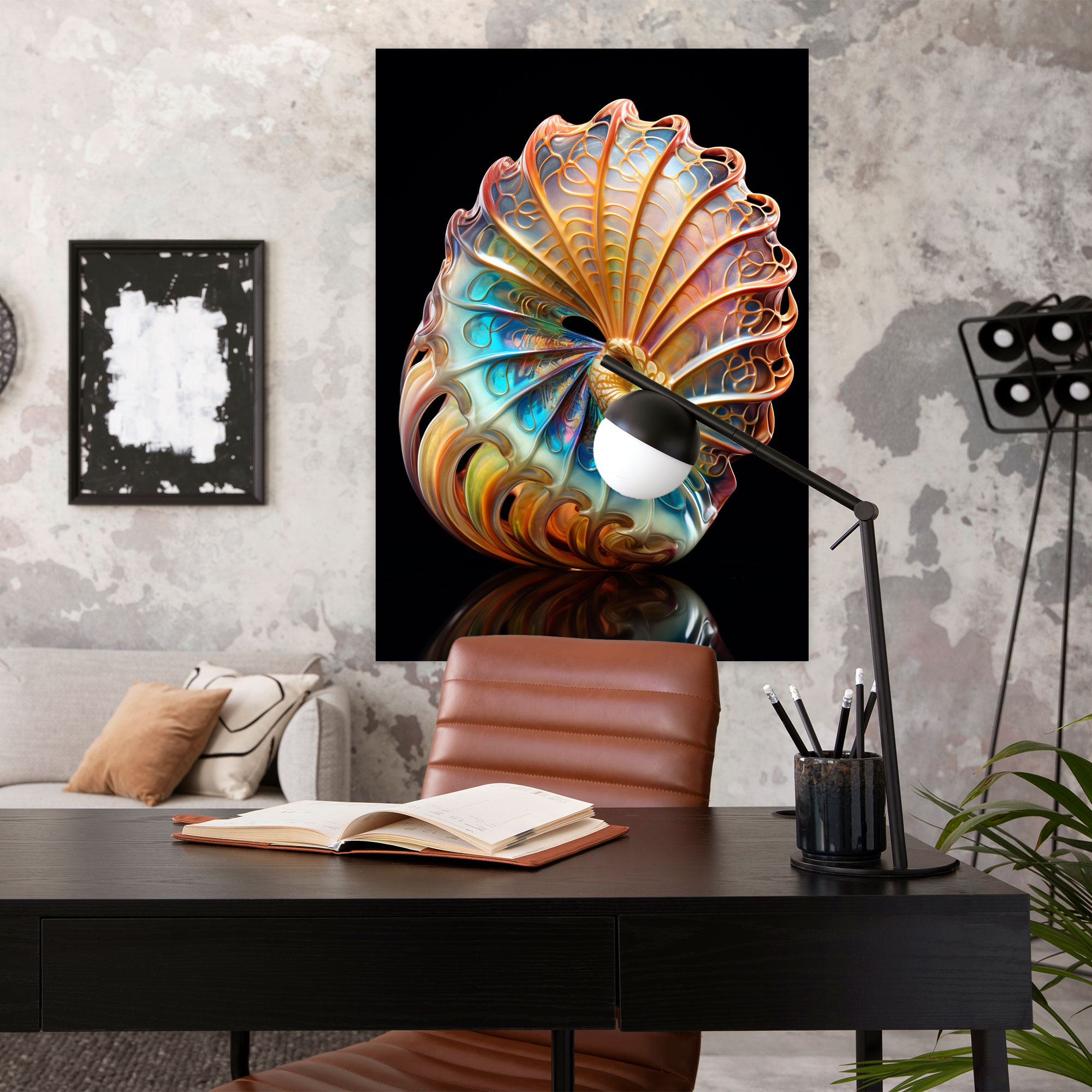 Realistic Glass Sculpture Wall Decoration - Realistic Glass Sculpture, Canvas Wall Art, Home Decoration, Canvas