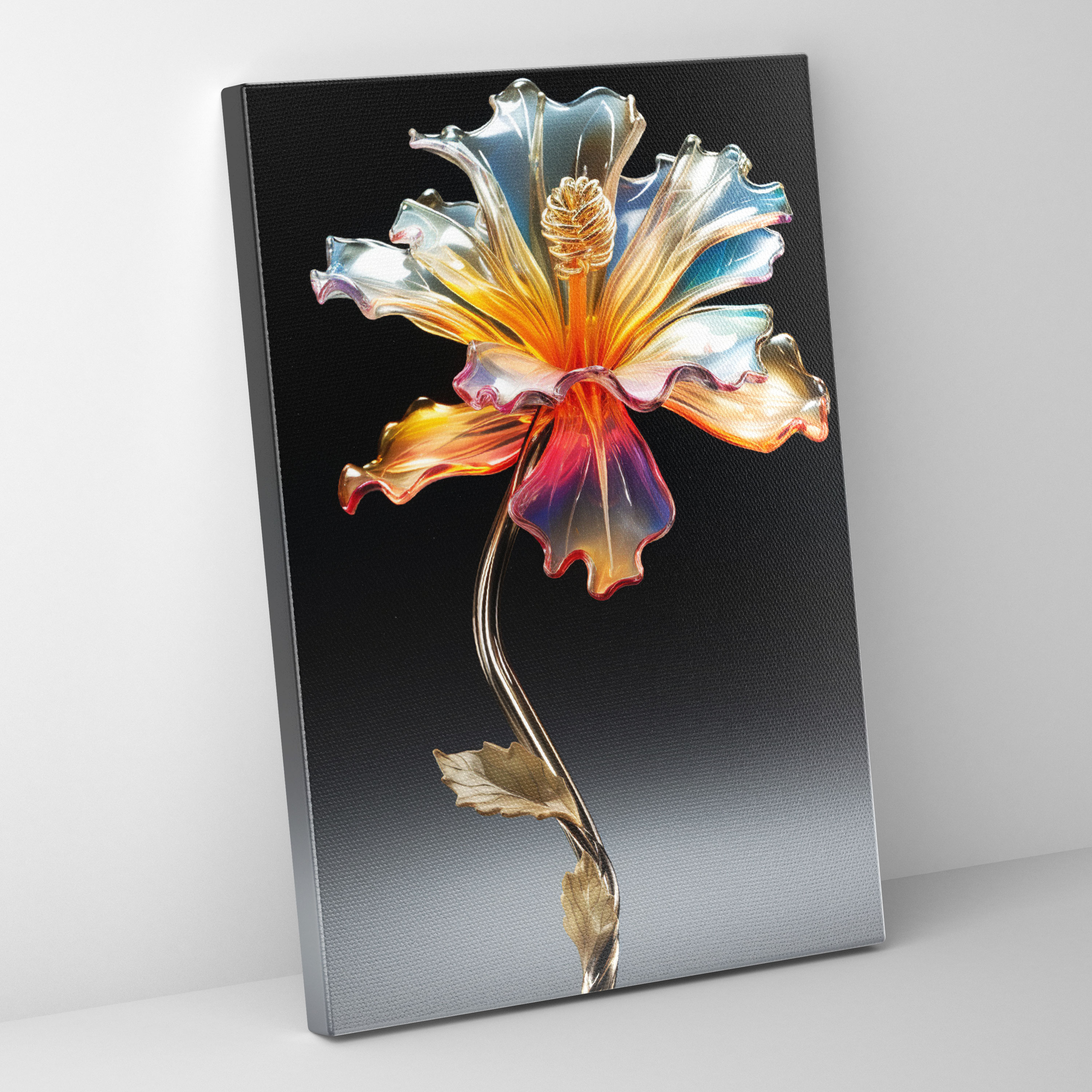 Realistic Glass Sculpture Canvas Print - Realistic Glass Sculpture, Realistic Glass Sculpture, Canvas, Canvas Wall Art