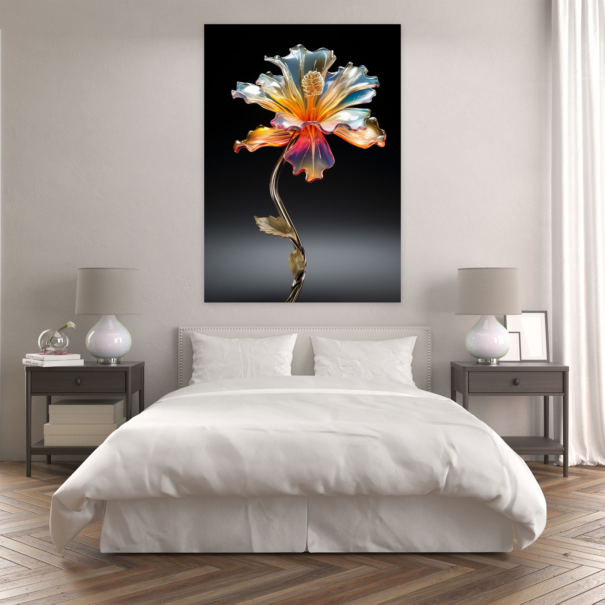 Realistic Glass Sculpture Canvas Print - Realistic Glass Sculpture, Realistic Glass Sculpture, Canvas, Canvas Wall Art