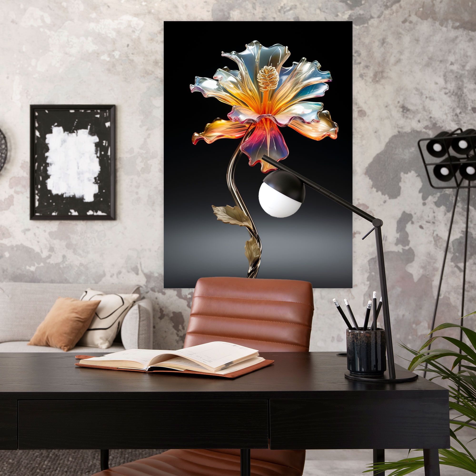 Realistic Glass Sculpture Canvas Print - Realistic Glass Sculpture, Realistic Glass Sculpture, Canvas, Canvas Wall Art
