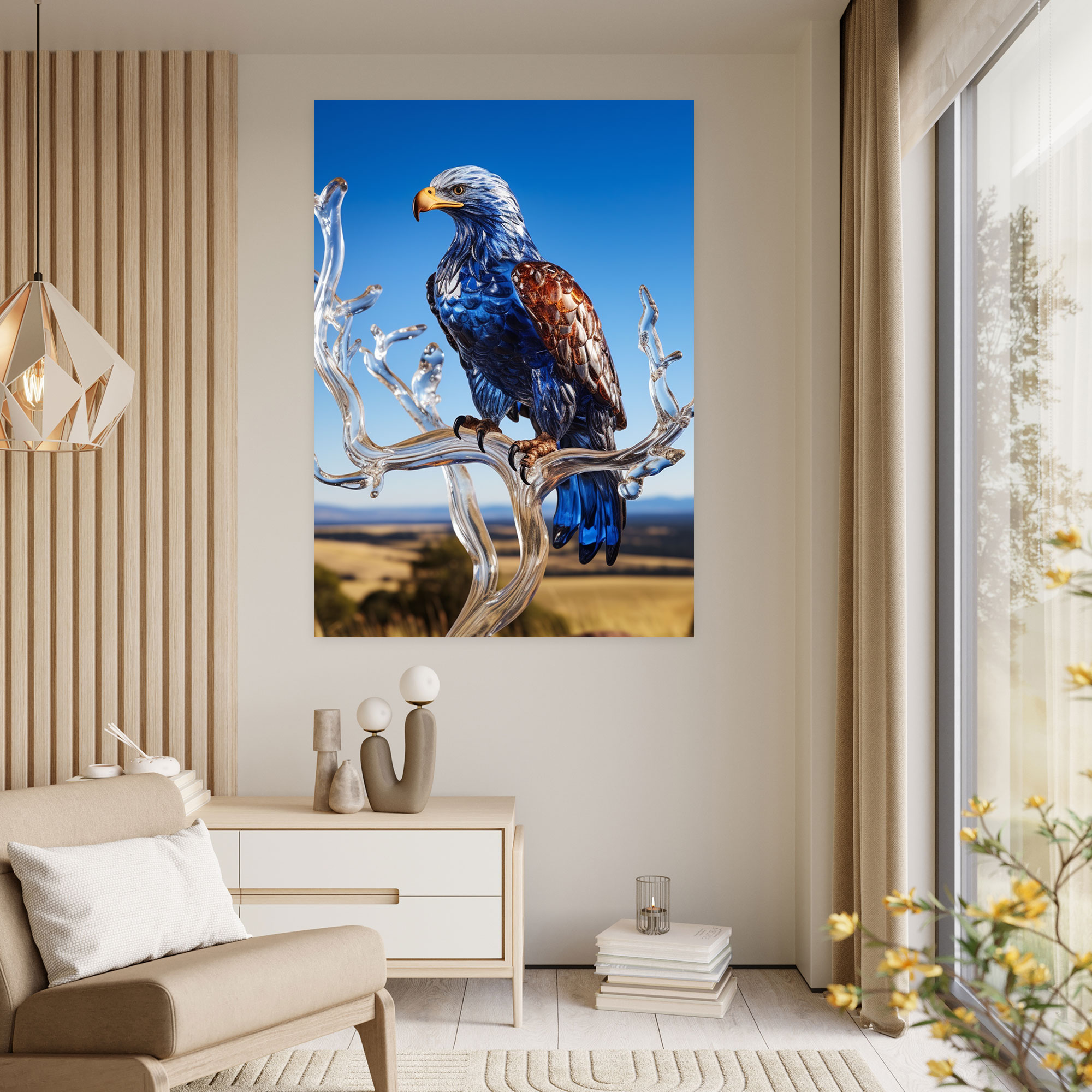 Realistic Glass Sculpture Wall Decoration - Realistic Glass Sculpture, Wall Decoration, Hand-Blown Glass Sculpture, Home Decoration