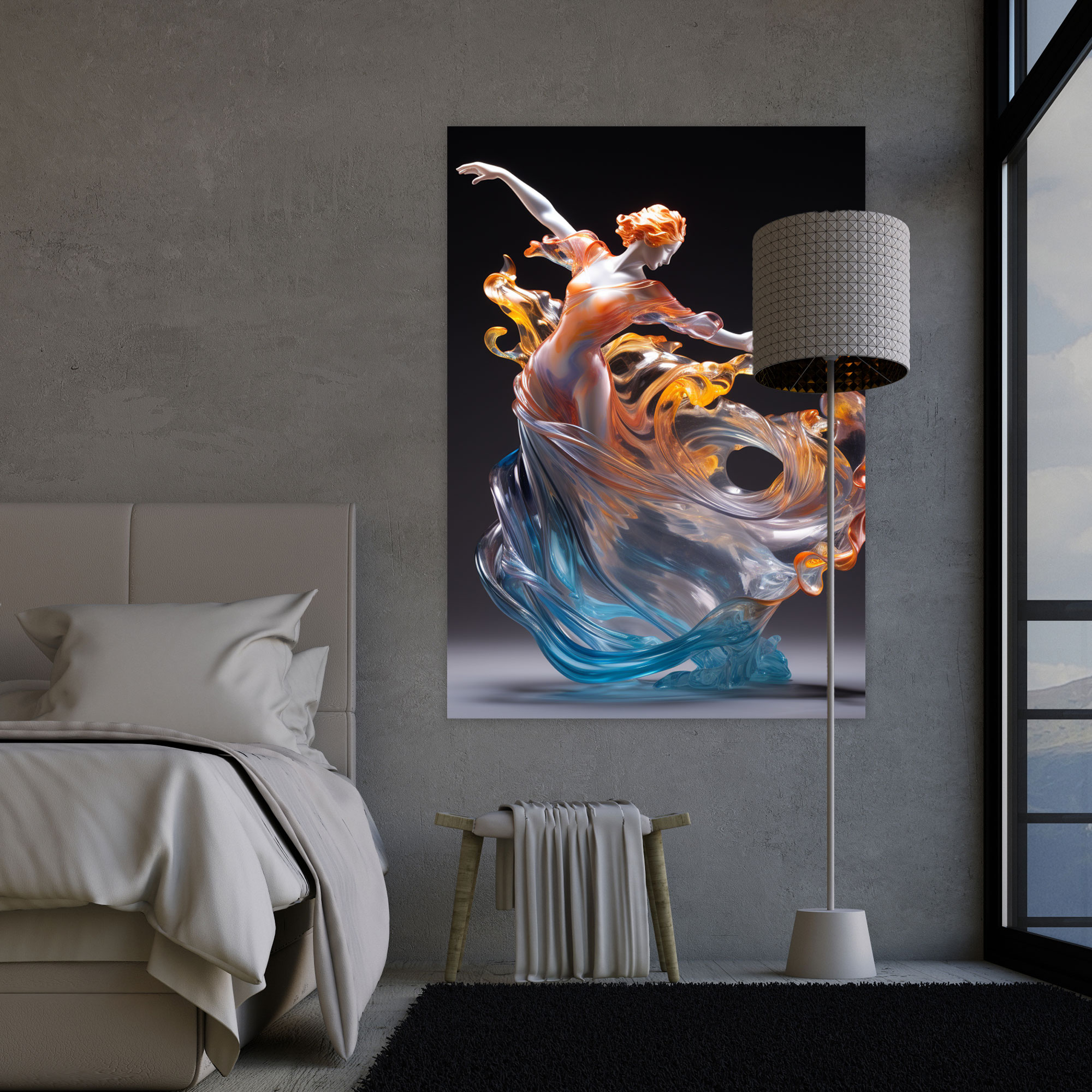 Realistic Glass Sculpture Canvas Art - Realistic Glass Sculpture, Canvas Art, Canvas, Canvas Print