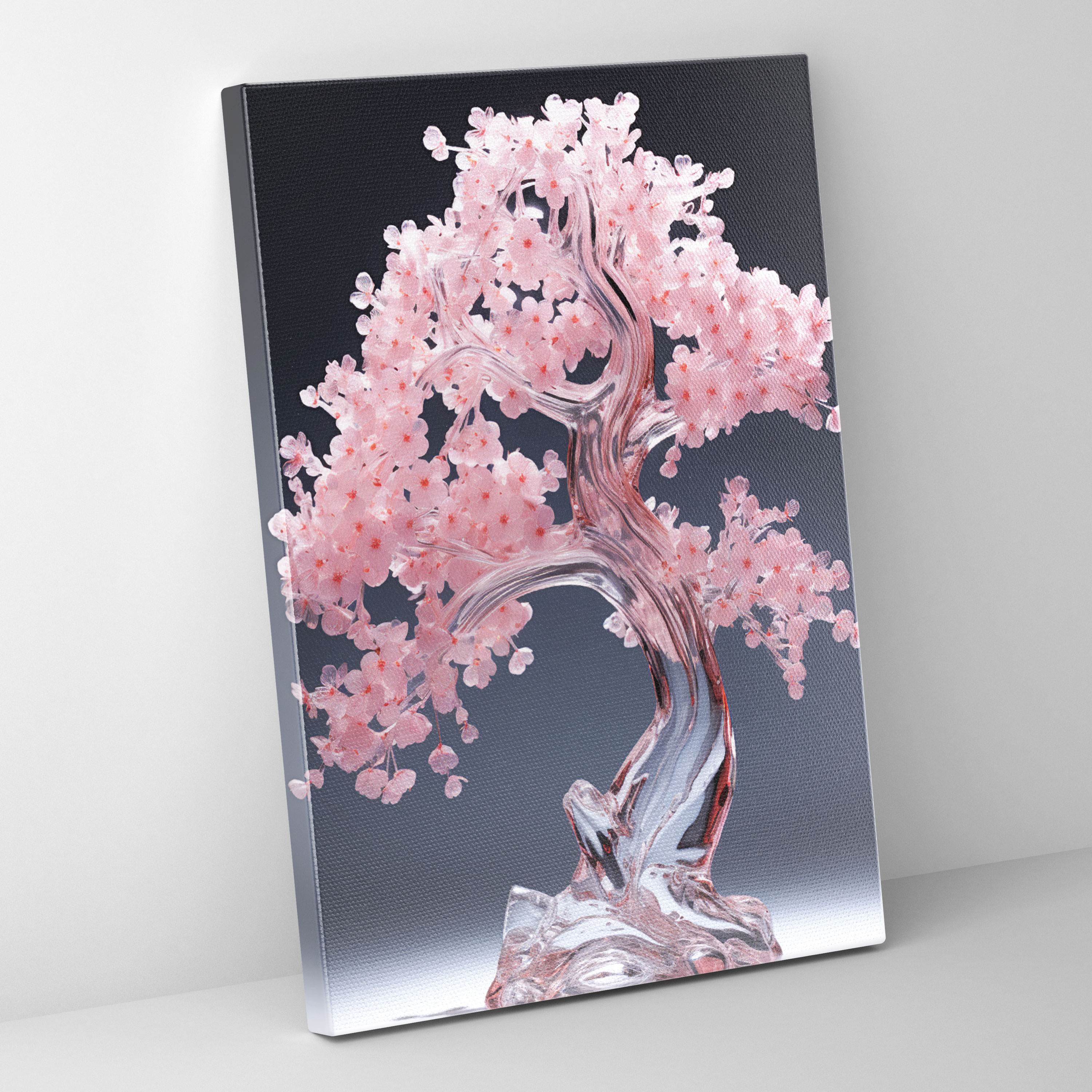 Realistic Glass Sculpture Wall Decoration - Realistic Glass Sculpture, Canvas Wall Art, Canvas, Intricate
