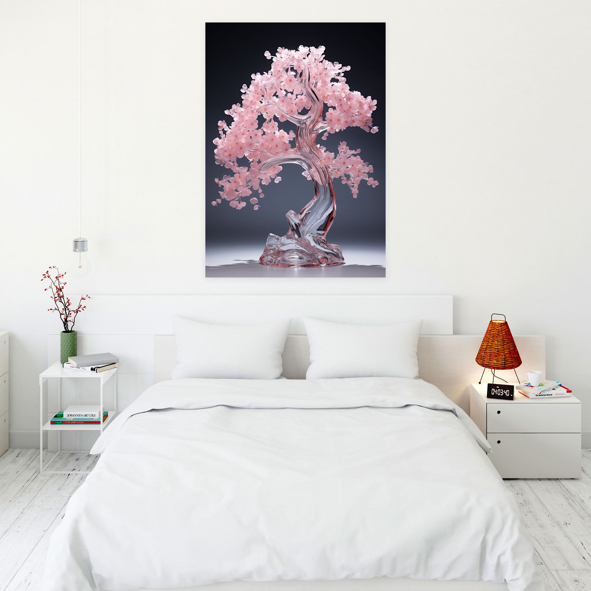 Realistic Glass Sculpture Wall Decoration - Realistic Glass Sculpture, Canvas Wall Art, Canvas, Intricate