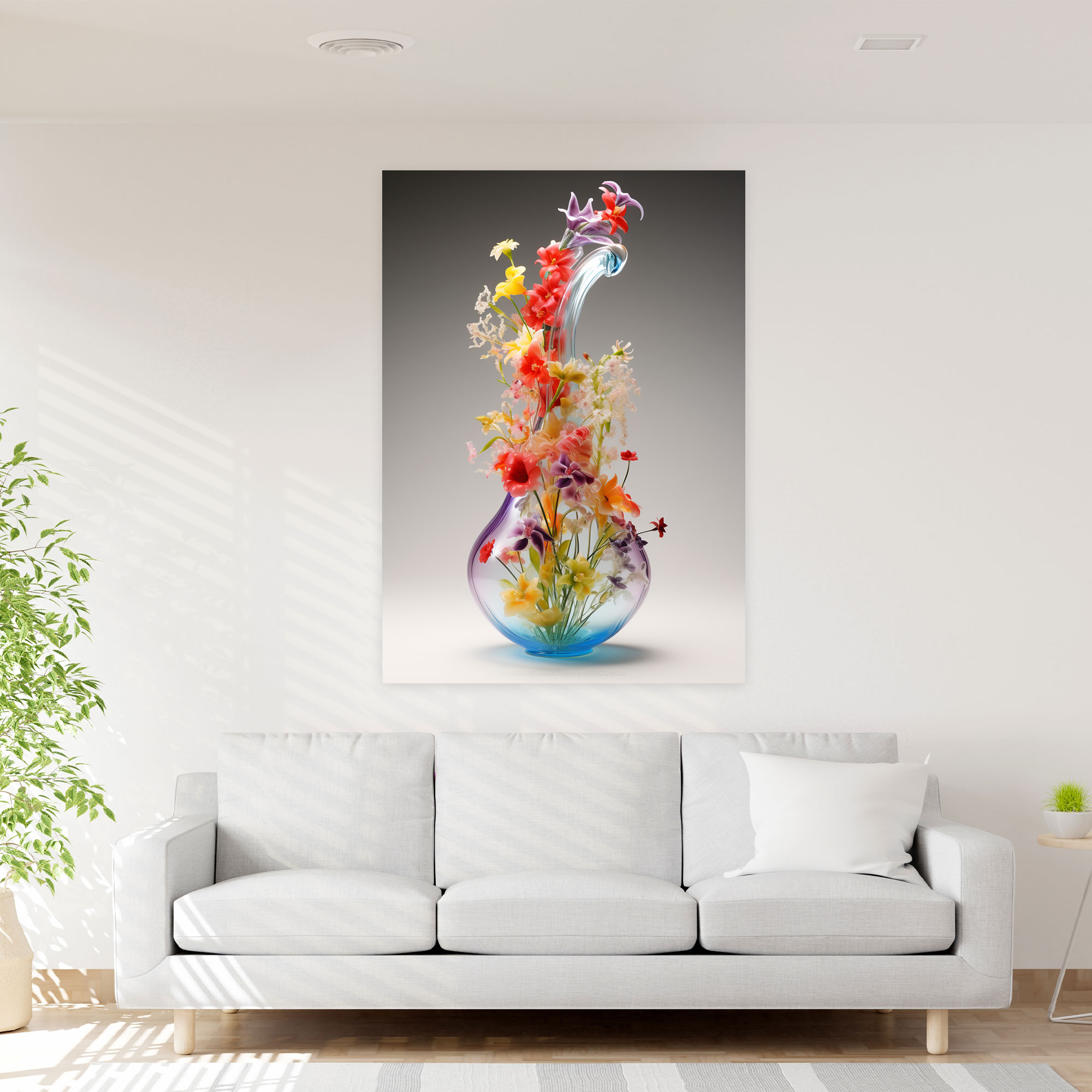 Realistic Glass Sculpture Wall Decoration - Realistic Glass Sculpture, Enchanting, Home Decoration, Wall Decoration