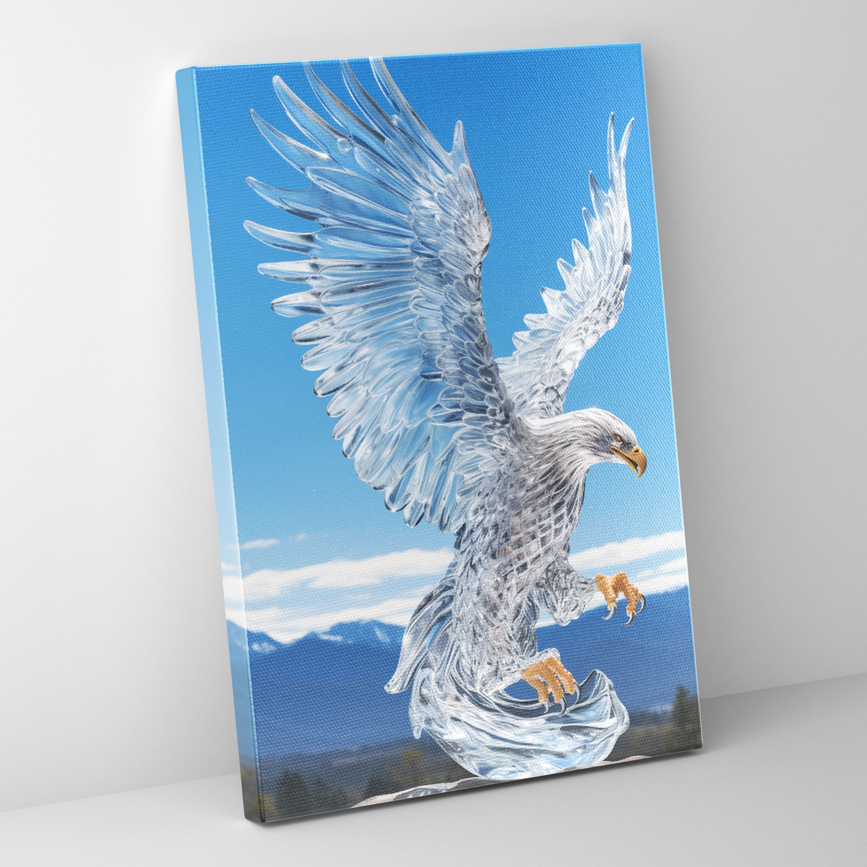 Realistic Glass Sculpture Wall Decoration - Realistic Glass Sculpture, Wall Art, Realistic Glass Sculpture, Grace