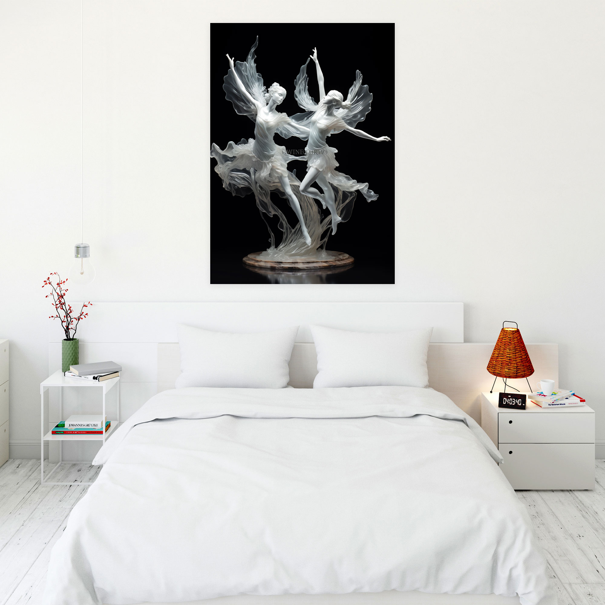 Realistic Glass Sculpture Wall Decoration - Realistic Glass Sculpture, Graceful, Joy Of Dance, Beauty