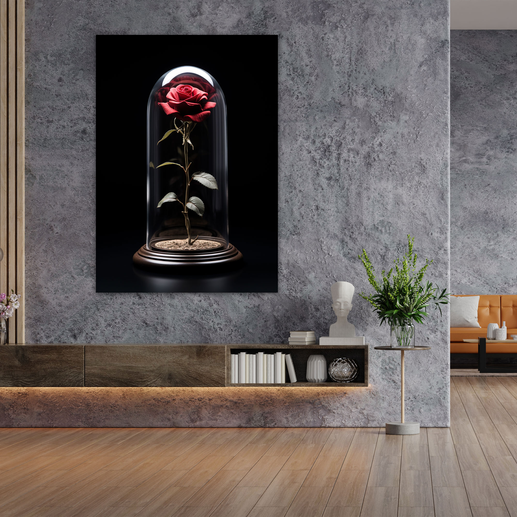 Realistic Glass Sculpture Wall Art - Realistic Glass Sculpture, Home Decoration, Wall Art, Glass Dome