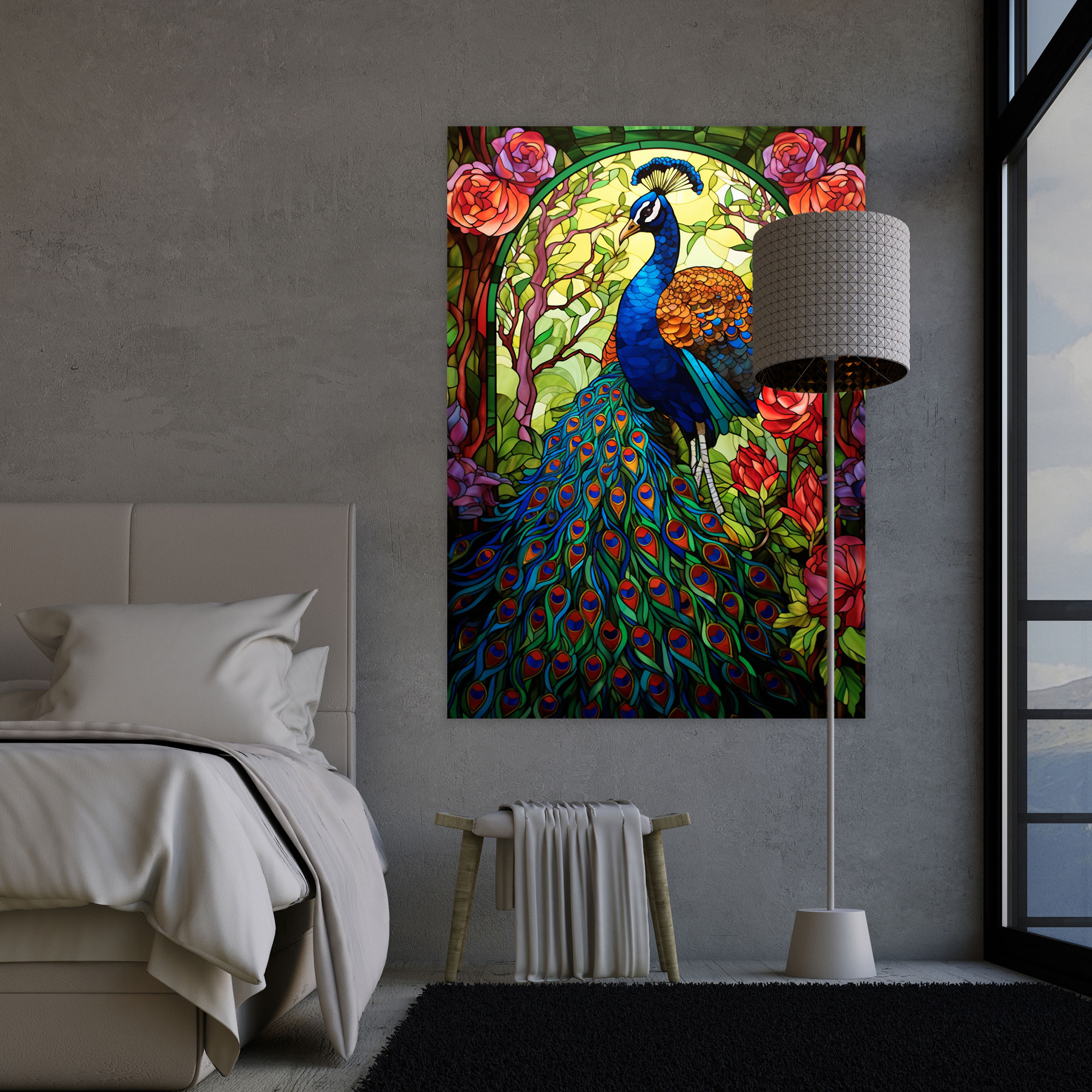 Realistic Glass Sculpture Wall Decoration - Realistic Glass Sculpture, Canvas, Vivid Colors, Realistic Glass Sculpture