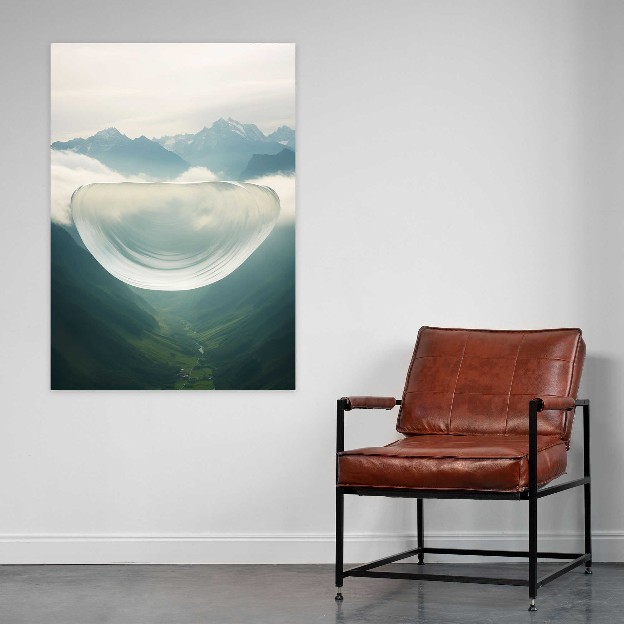 Realistic Glass Sculpture Wall Art - Realistic Glass Sculpture, Serenity, Wall Art, Transparent Glass