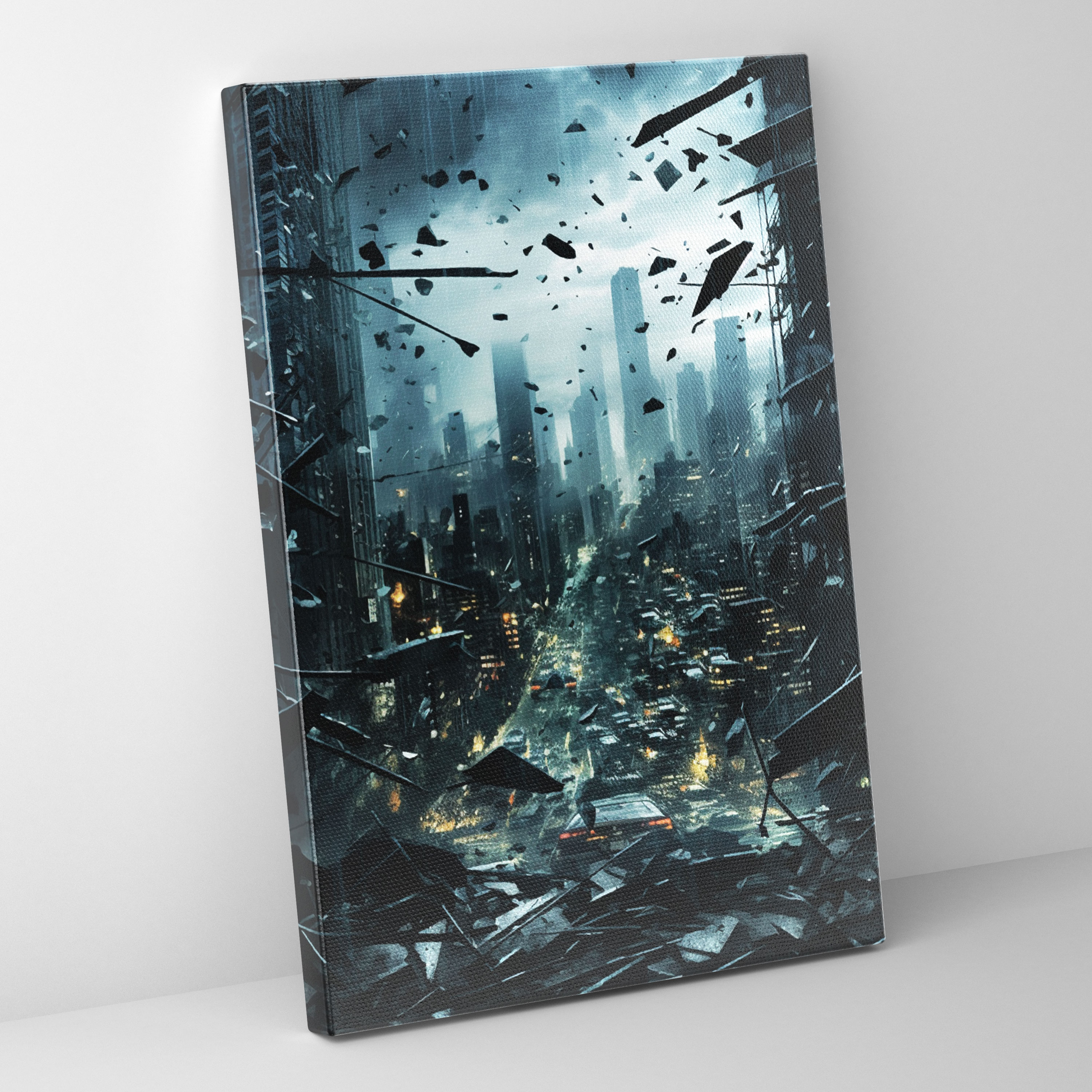 Realistic Glass Sculpture Canvas Art - Realistic Glass Sculpture, Wall Art, Wall Decoration, Awe