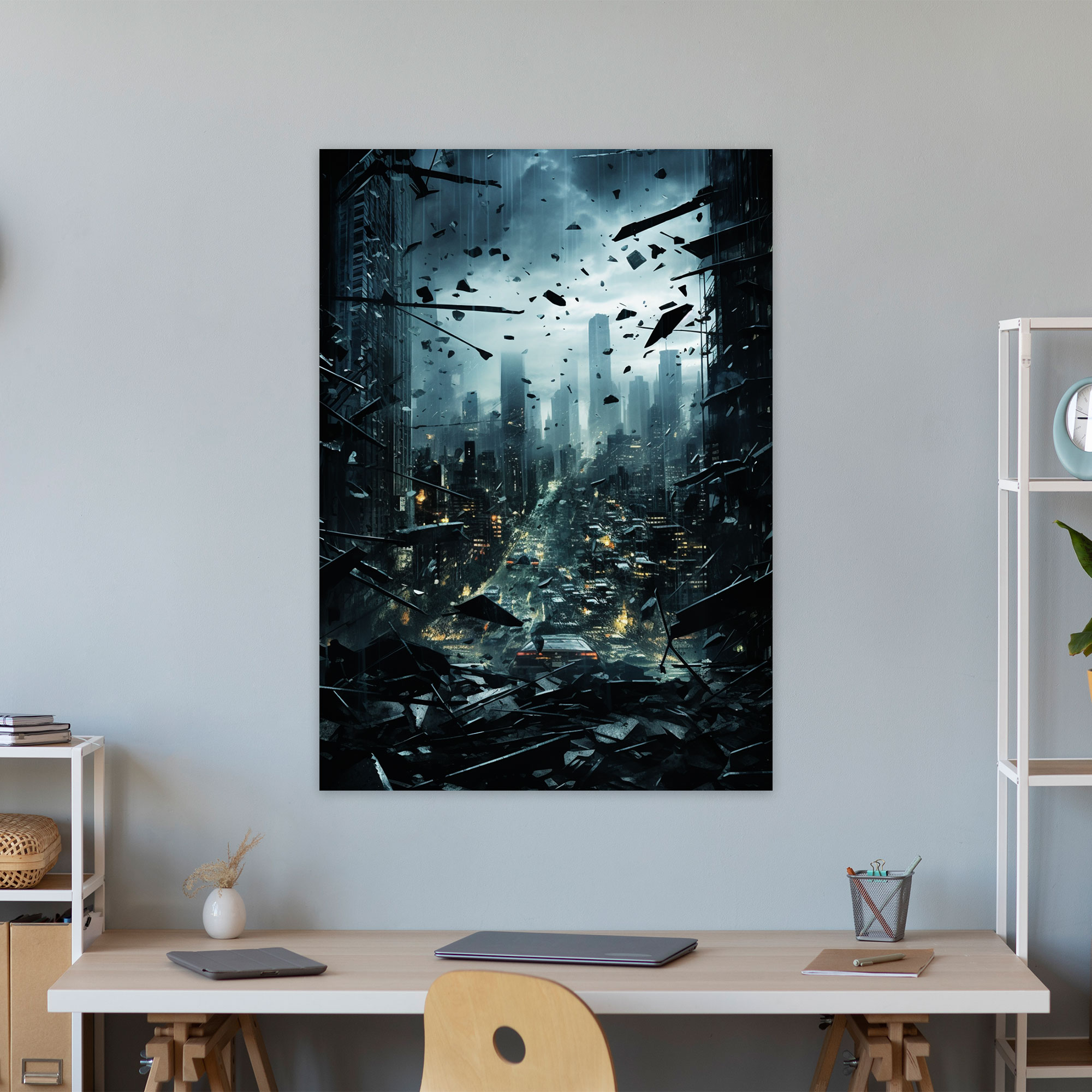 Realistic Glass Sculpture Canvas Art - Realistic Glass Sculpture, Wall Art, Wall Decoration, Awe
