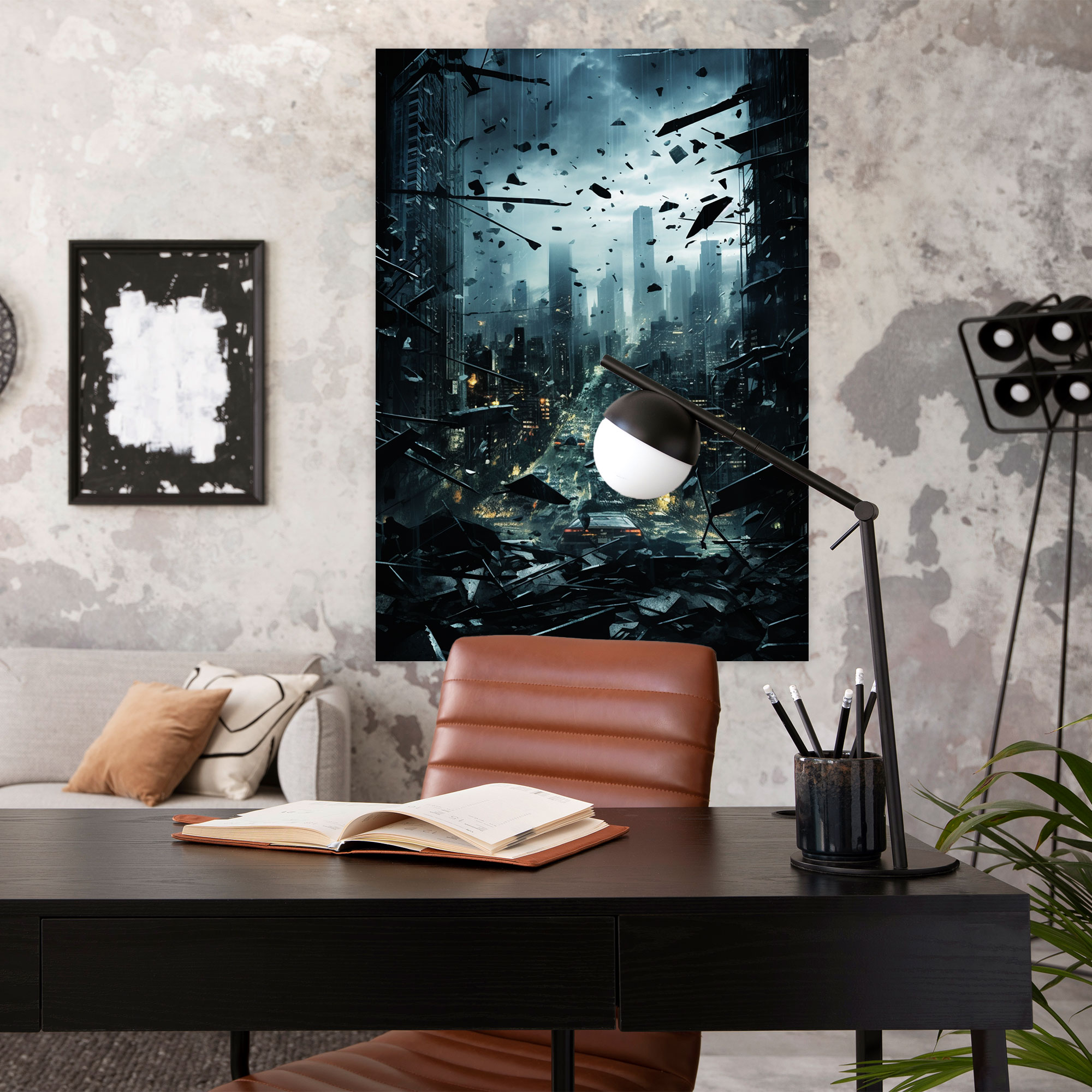 Realistic Glass Sculpture Canvas Art - Realistic Glass Sculpture, Wall Art, Wall Decoration, Awe