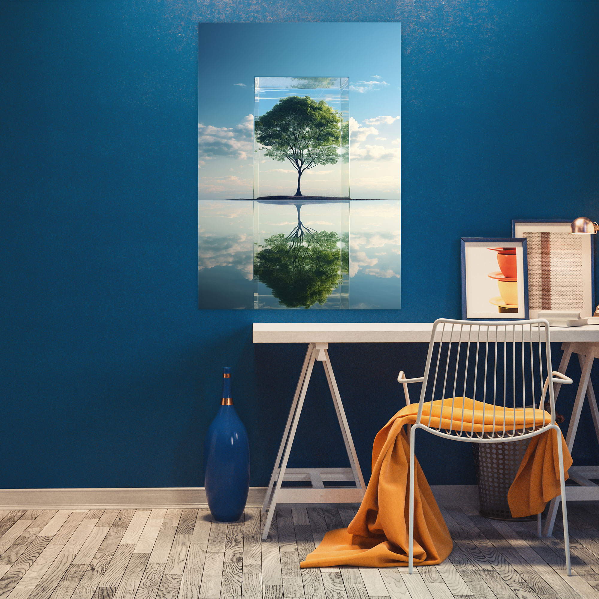 Realistic Glass Sculpture Wall Art - Realistic Glass Sculpture, Home Decoration, Tranquility, Wall Art