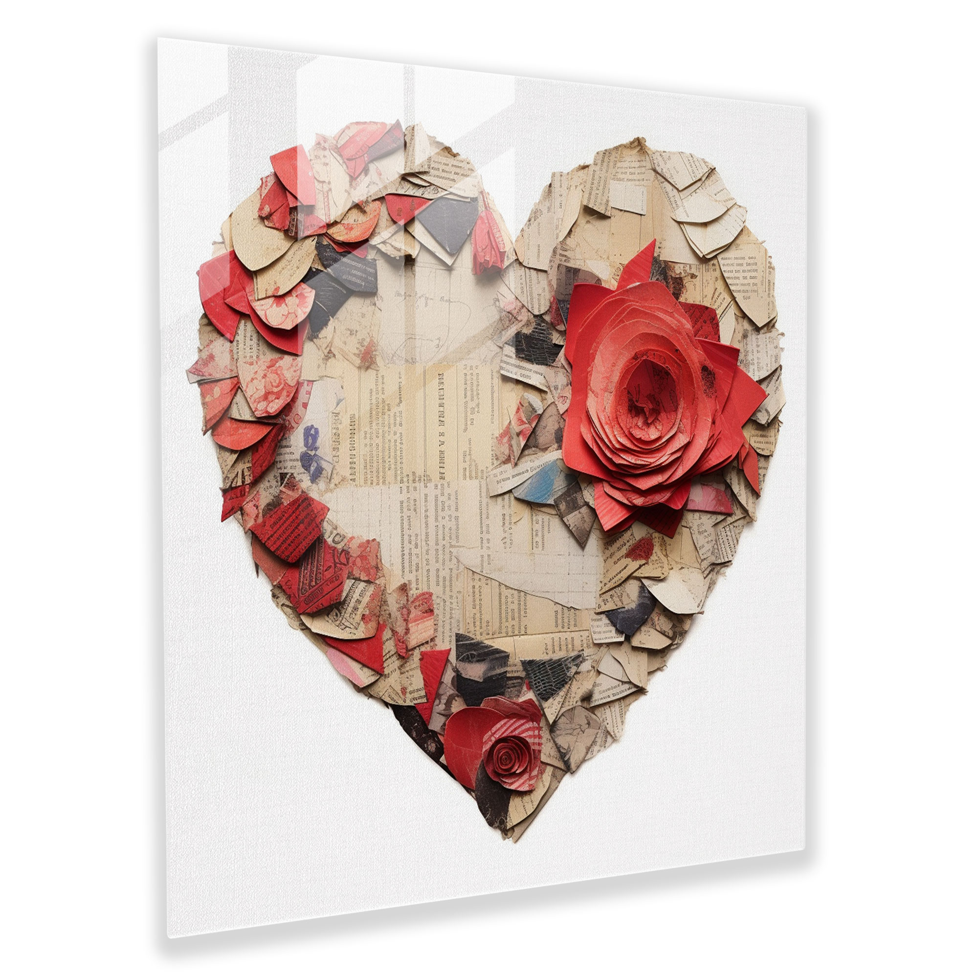 Rejection Modern Glass Print - Rejection, Wall Decoration, Home Decoration, Glass Art