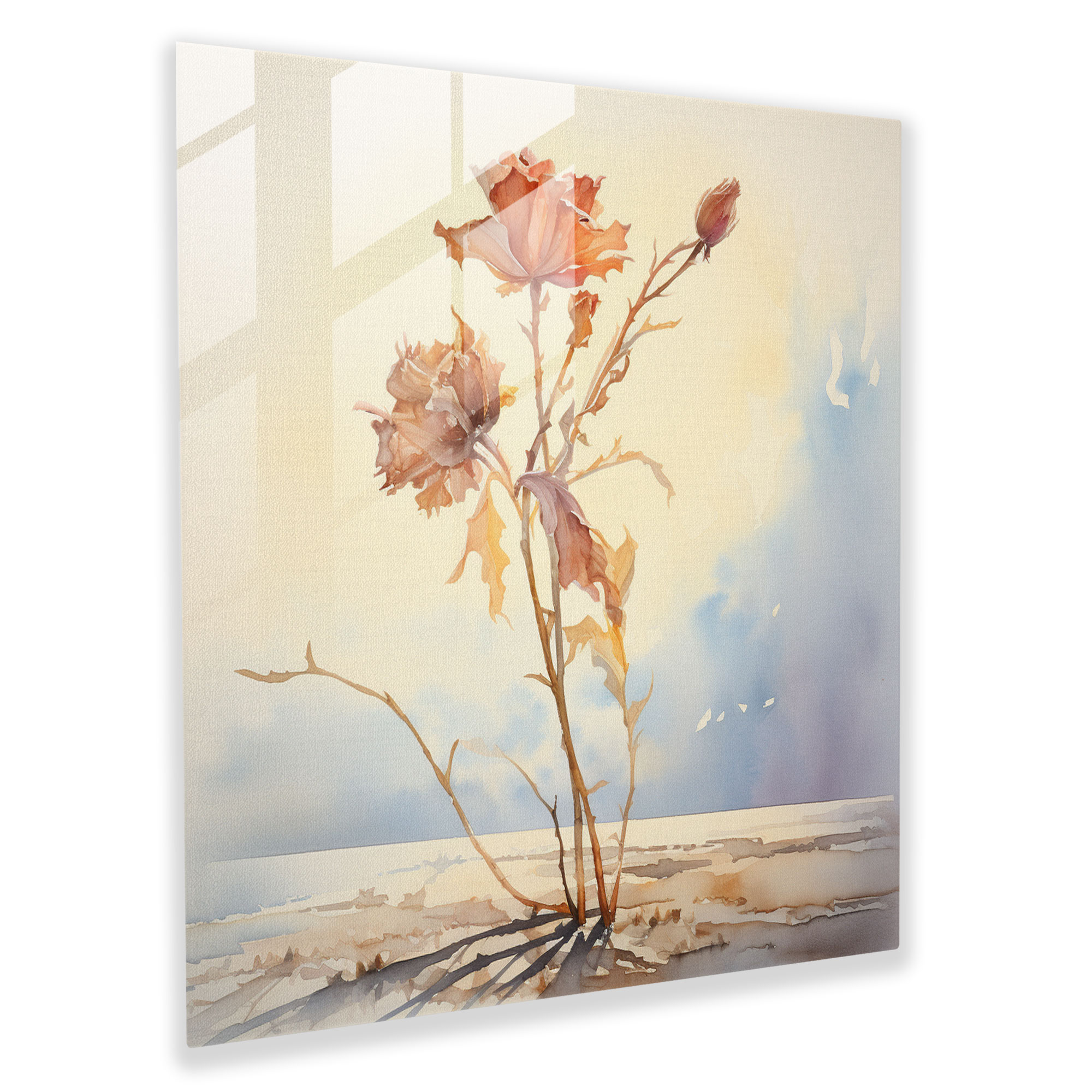 Unrequited Sunshine - Glass Print - Rejection, Modern Art, Wall Decoration, Glass Wall Art