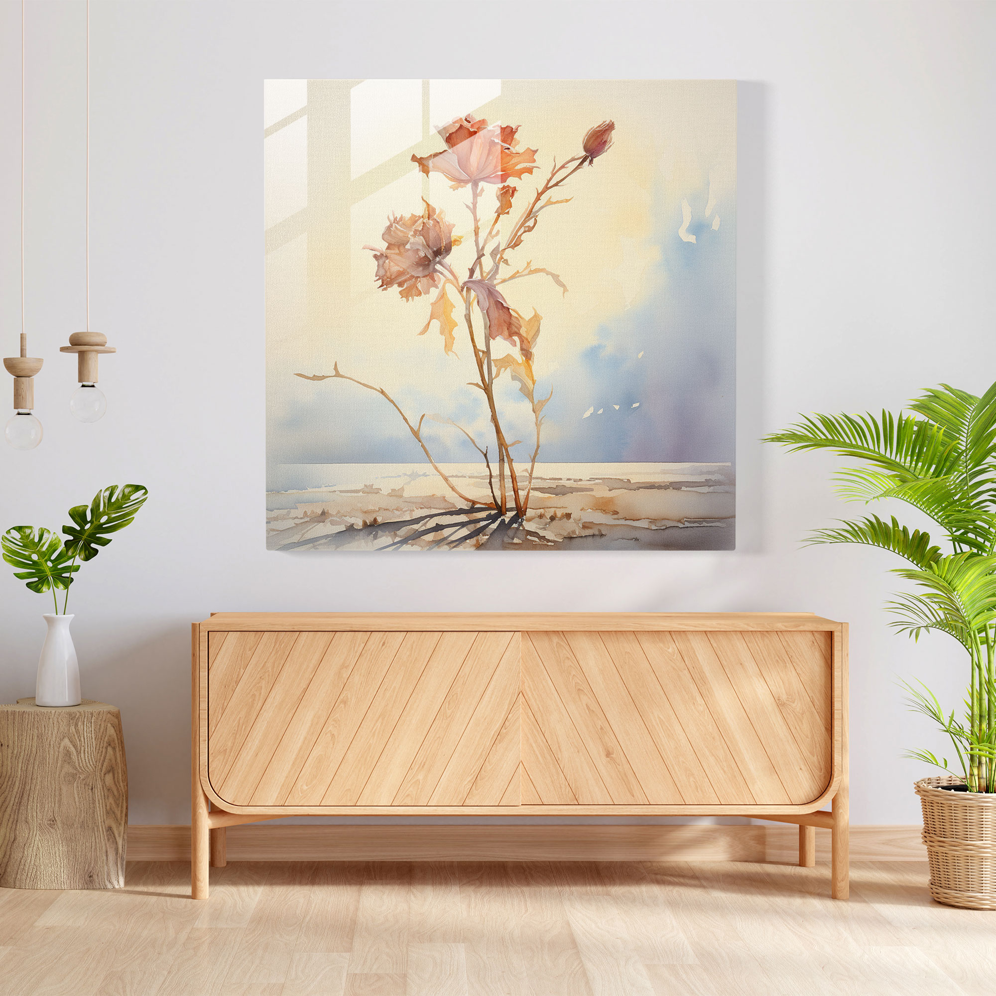 Unrequited Sunshine - Glass Print - Rejection, Modern Art, Wall Decoration, Glass Wall Art