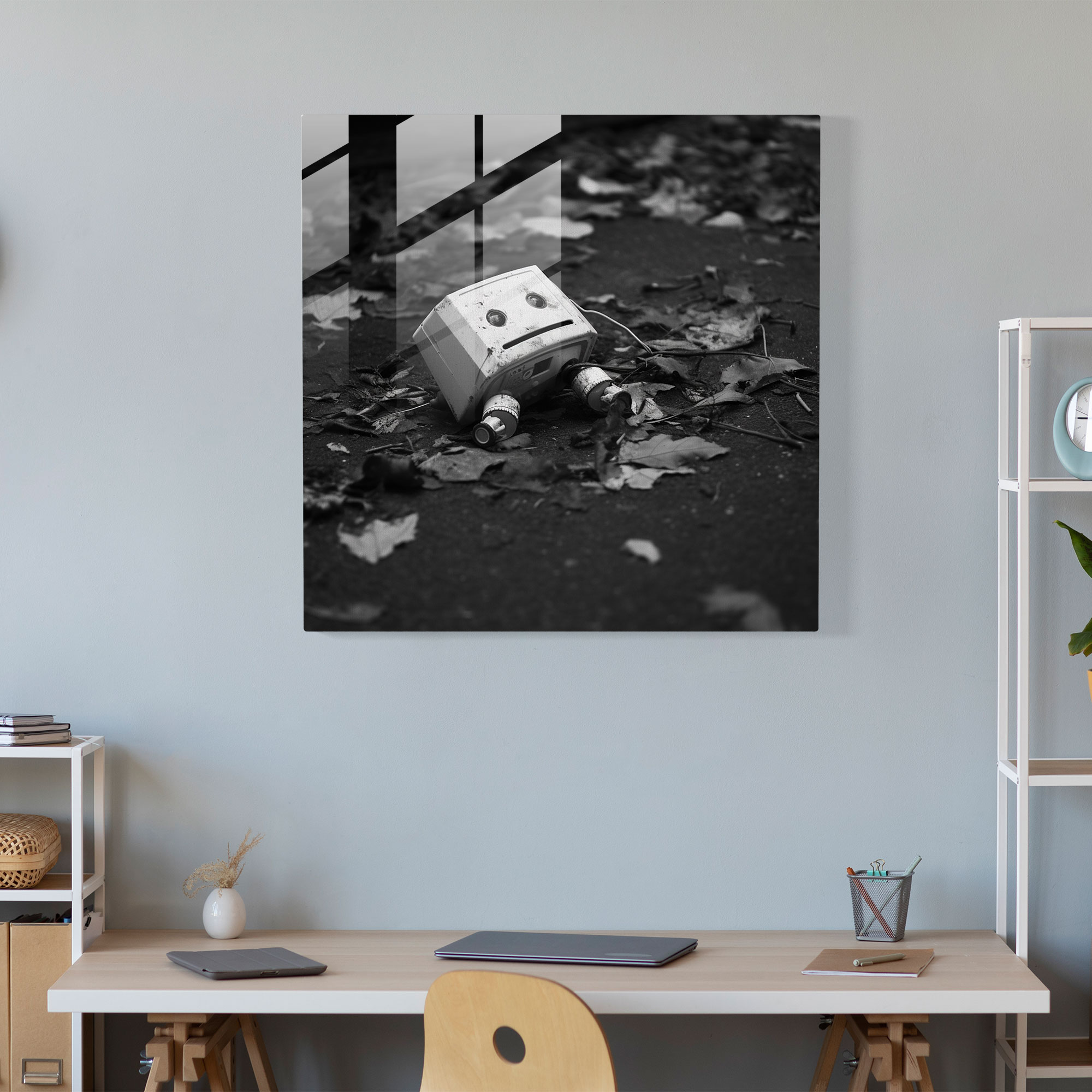 Forgotten Playtime - Glass Print - Rejection, Glass Print, Wall Decoration, Modern Art