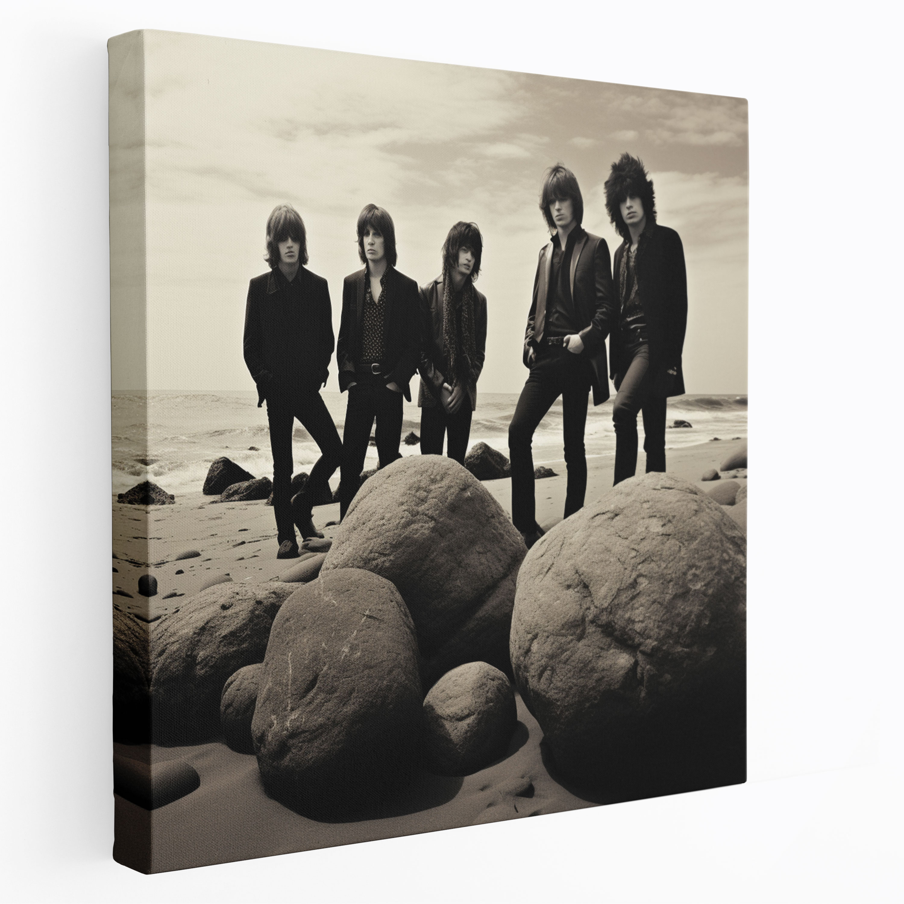 Rolling Stones Canvas Print - Rolling Stones, Canvas Wall Art, Realistic Photograph, Canvas Print
