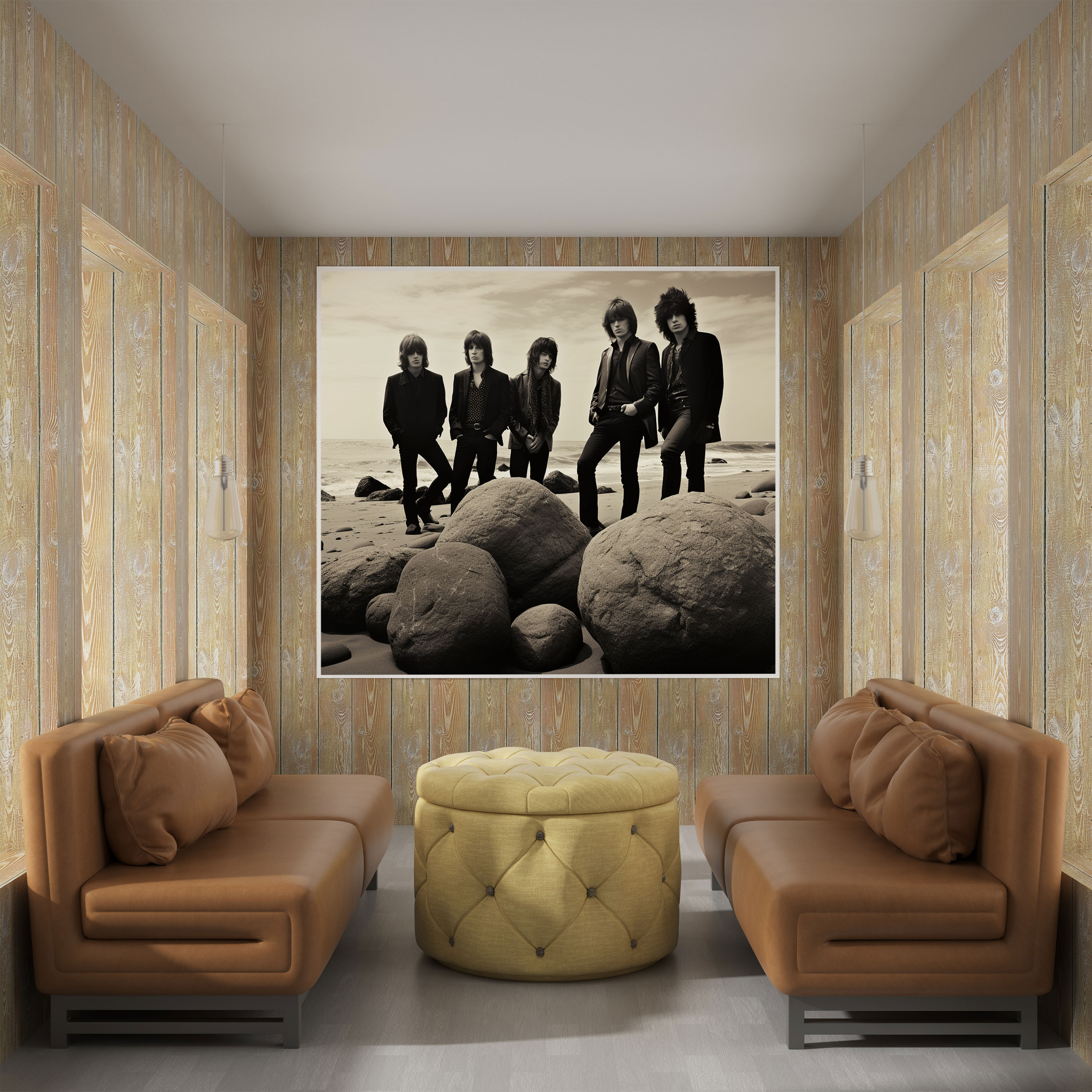 Rolling Stones Canvas Print - Rolling Stones, Canvas Wall Art, Realistic Photograph, Canvas Print