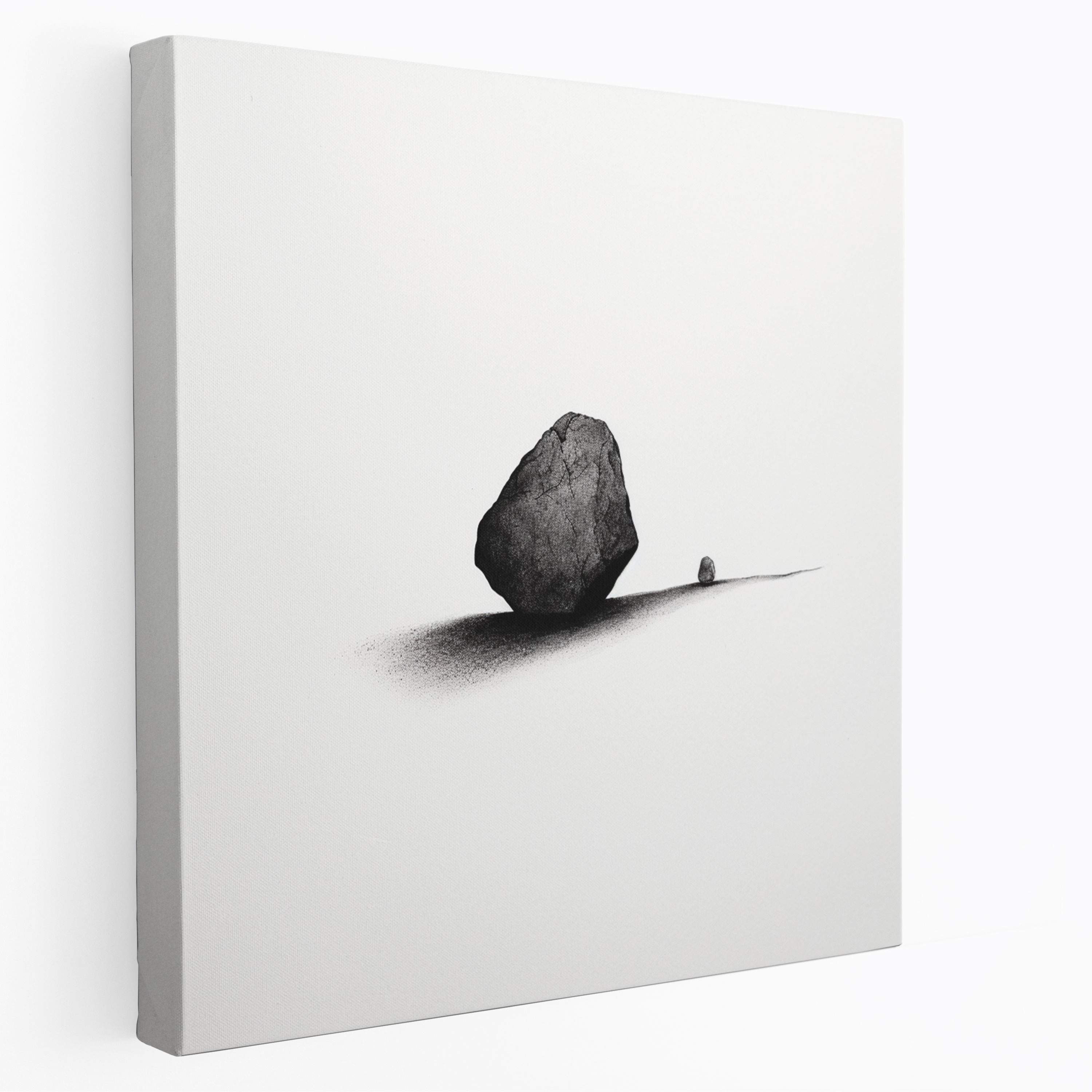 Minimalistisches Rolling-Stone-Wandkunstwerk - Rolling Stones Wandkunst Wanddekoration Leinwandbild