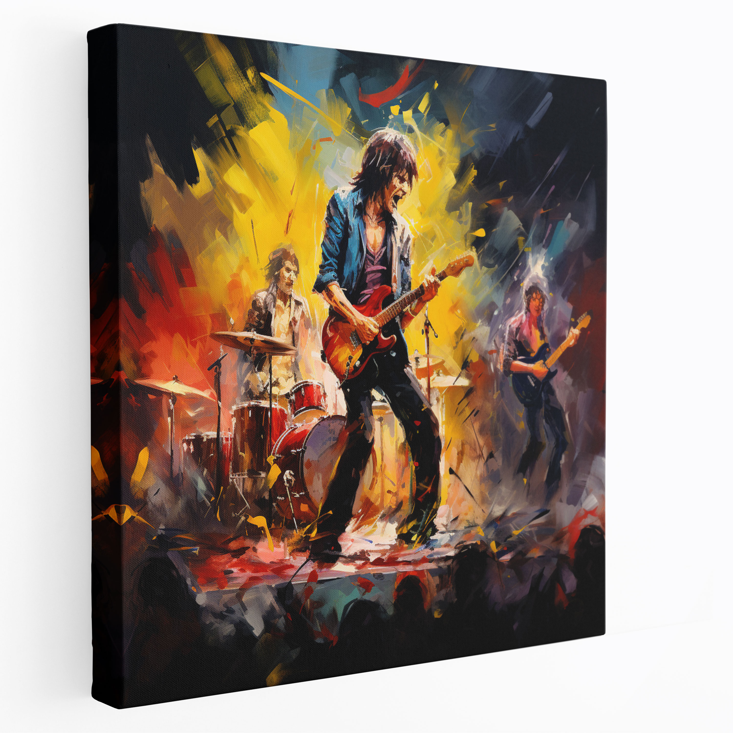Rolling Stones Canvas Print - Impressionist Wall Art - Rolling Stones, Wall Art, Home Decoration, Canvas