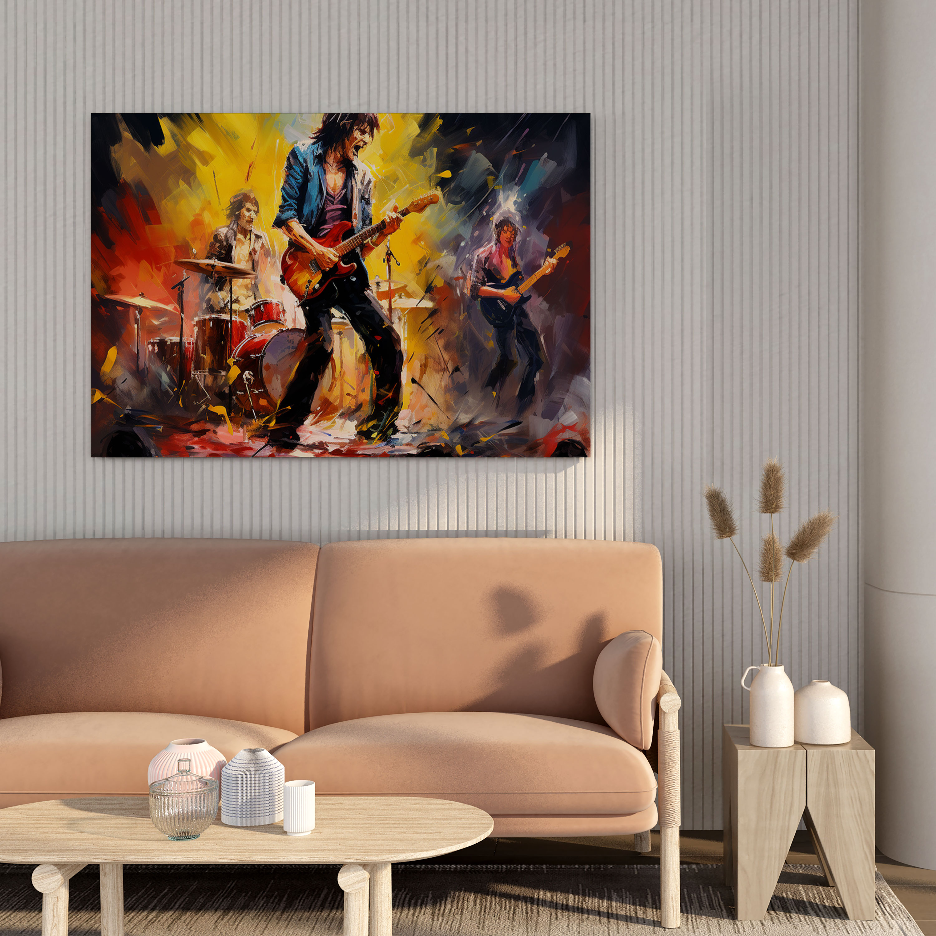 Rolling Stones Canvas Print - Impressionist Wall Art - Rolling Stones, Wall Art, Home Decoration, Canvas