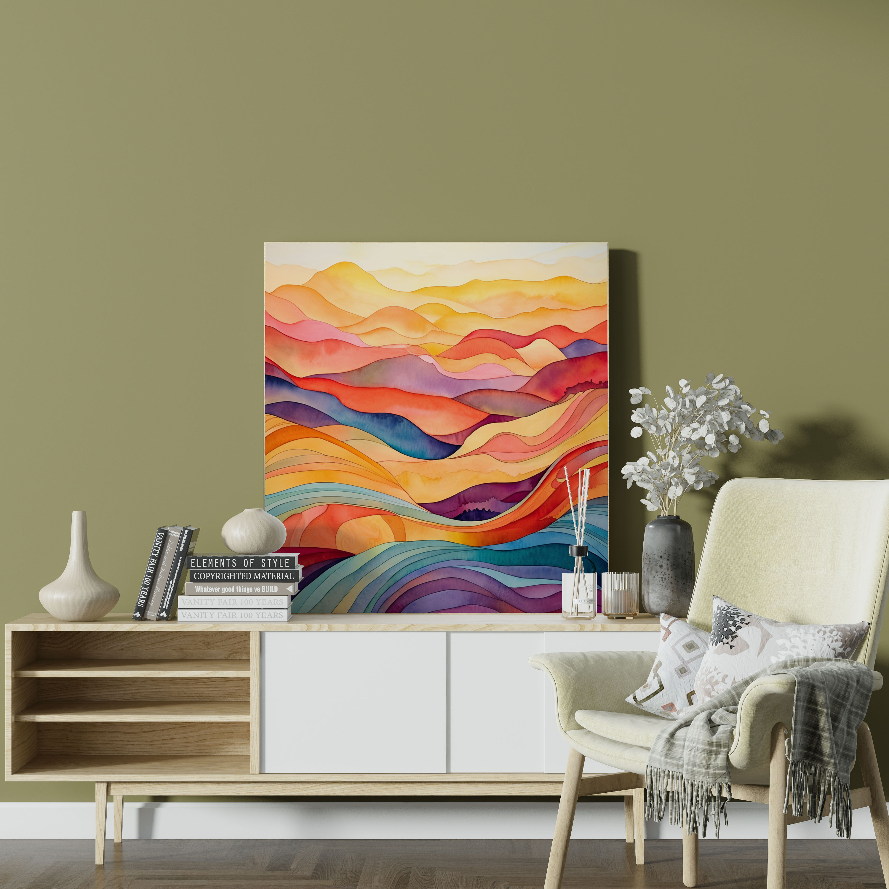 Rolling Stones Canvas Print - Rolling Stones, Rolling Hills, Rolling Stones, Wall Art
