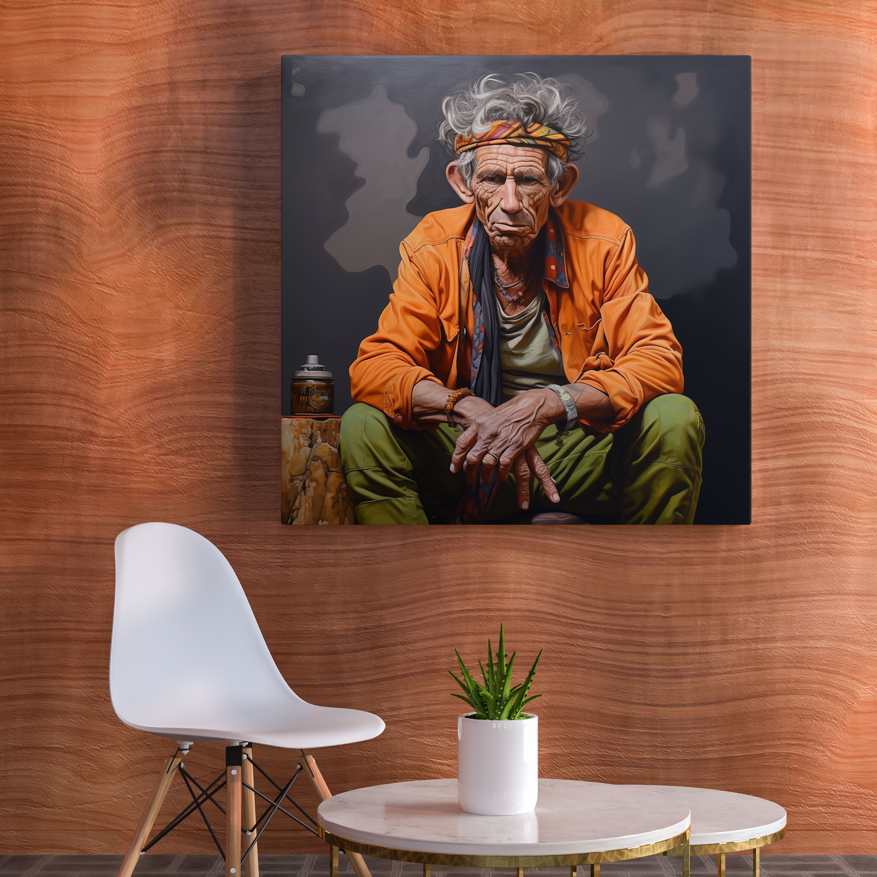 Rolling Stones Canvas Print - Realistic Oil Painting - Rolling Stones, Rolling Stones, Home Decoration, Canvas