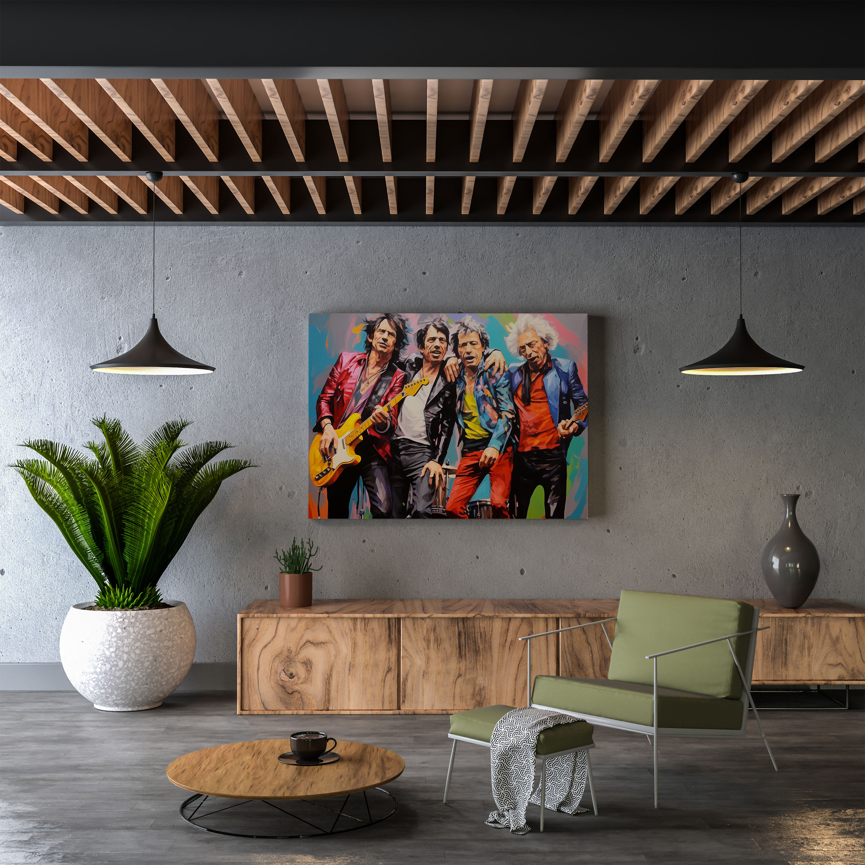 Rolling Stones Canvas Print - Rolling Stones, Canvas Wall Art, Home Decoration, Wall Decoration