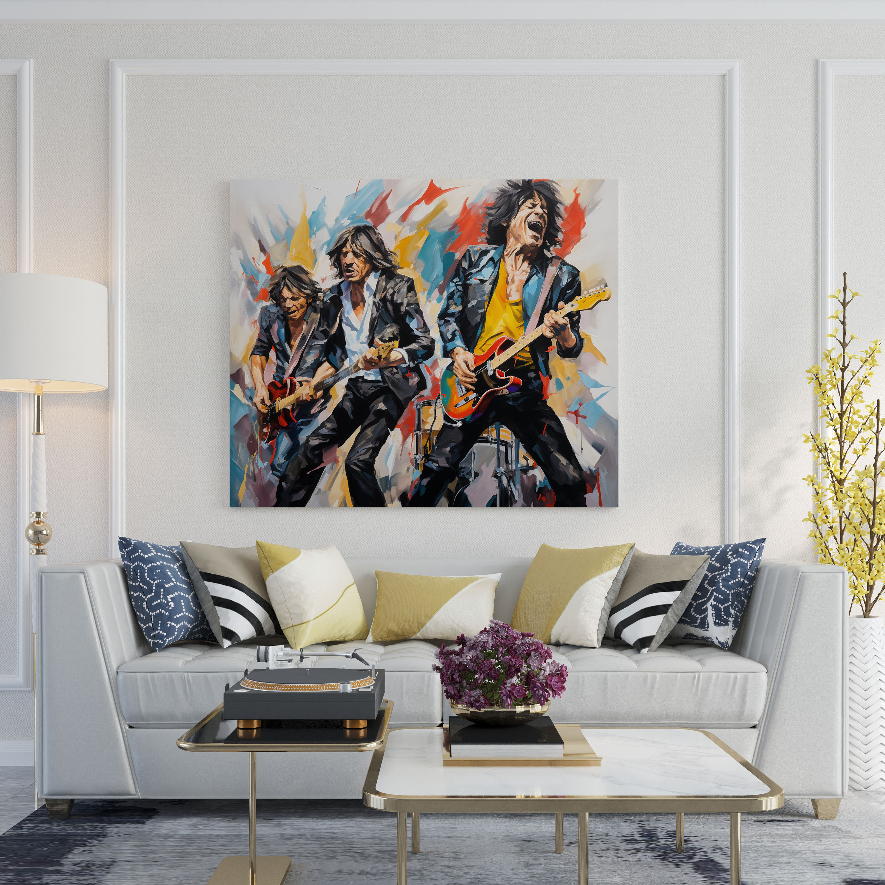 Rolling Stones Canvas Print - Rolling Stones, Motion, Energetic, Canvas Print