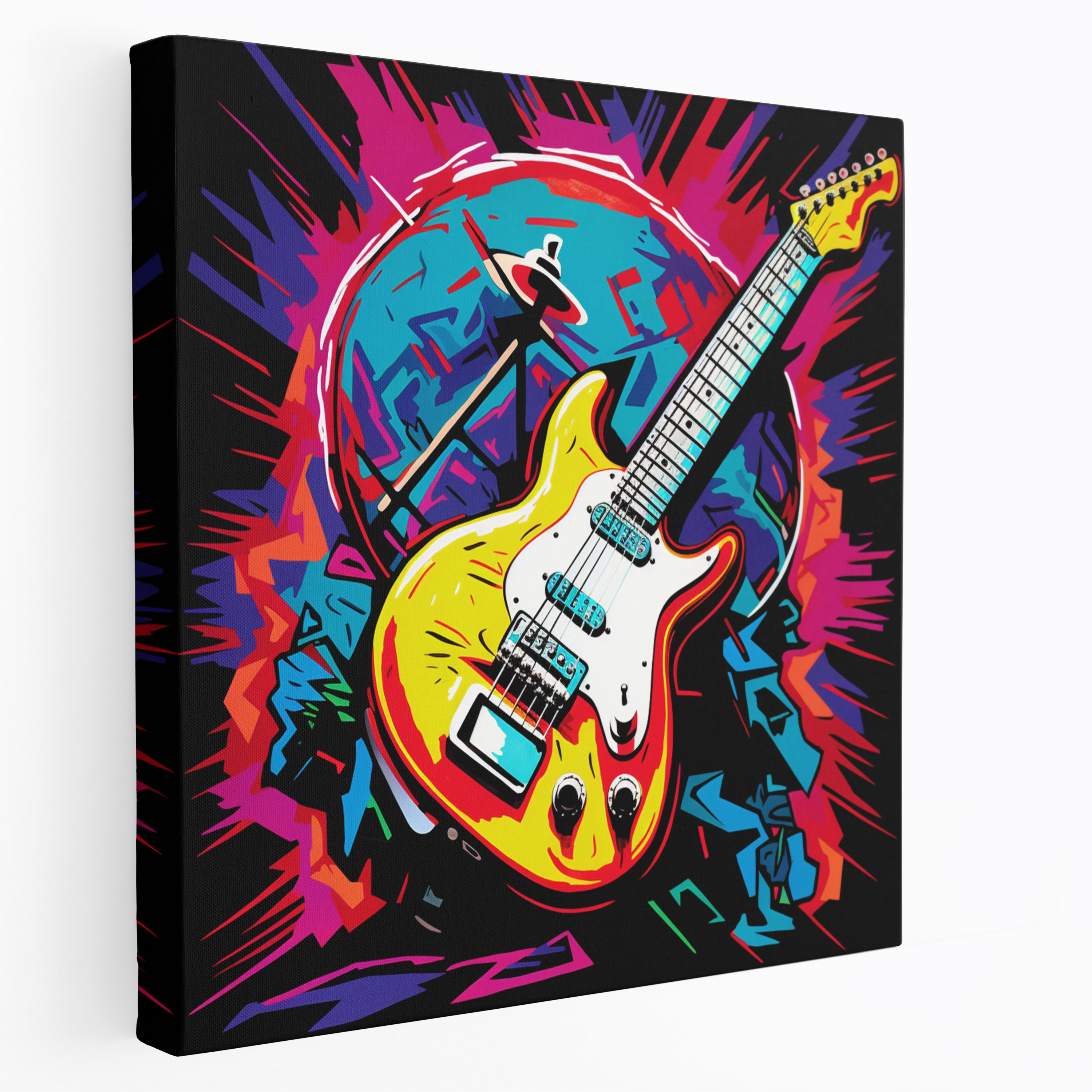 Rolling Stones Wall Art - Rolling Stones, Home Decoration, Canvas, Retro