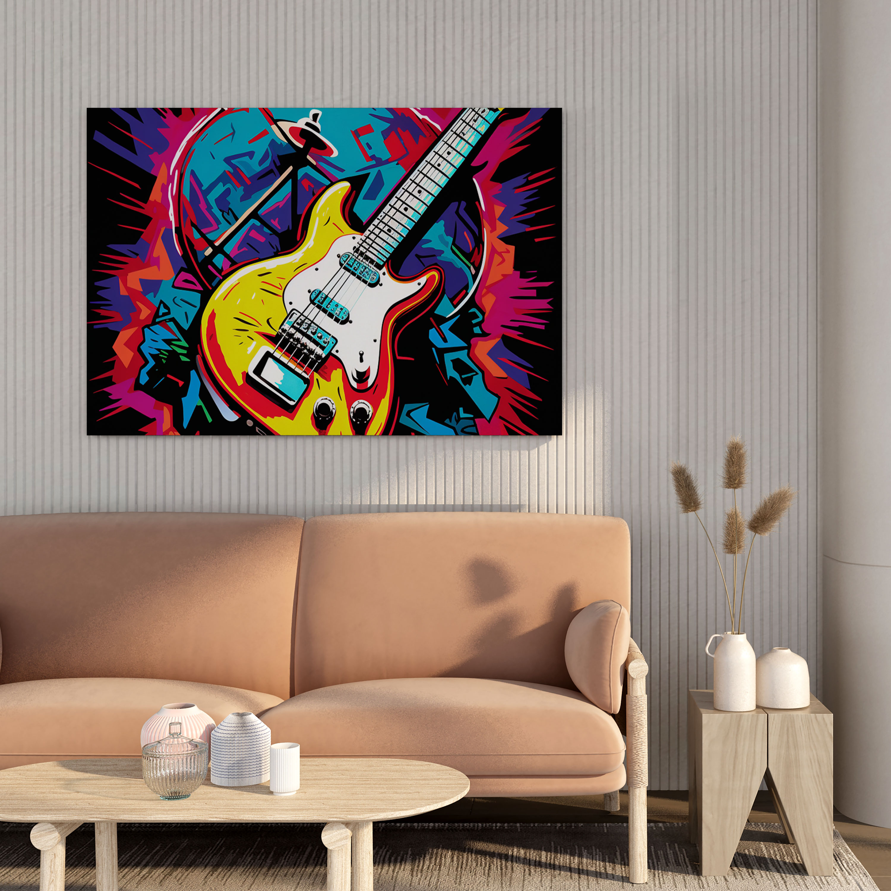 Rolling Stones Wall Art - Rolling Stones, Home Decoration, Canvas, Retro