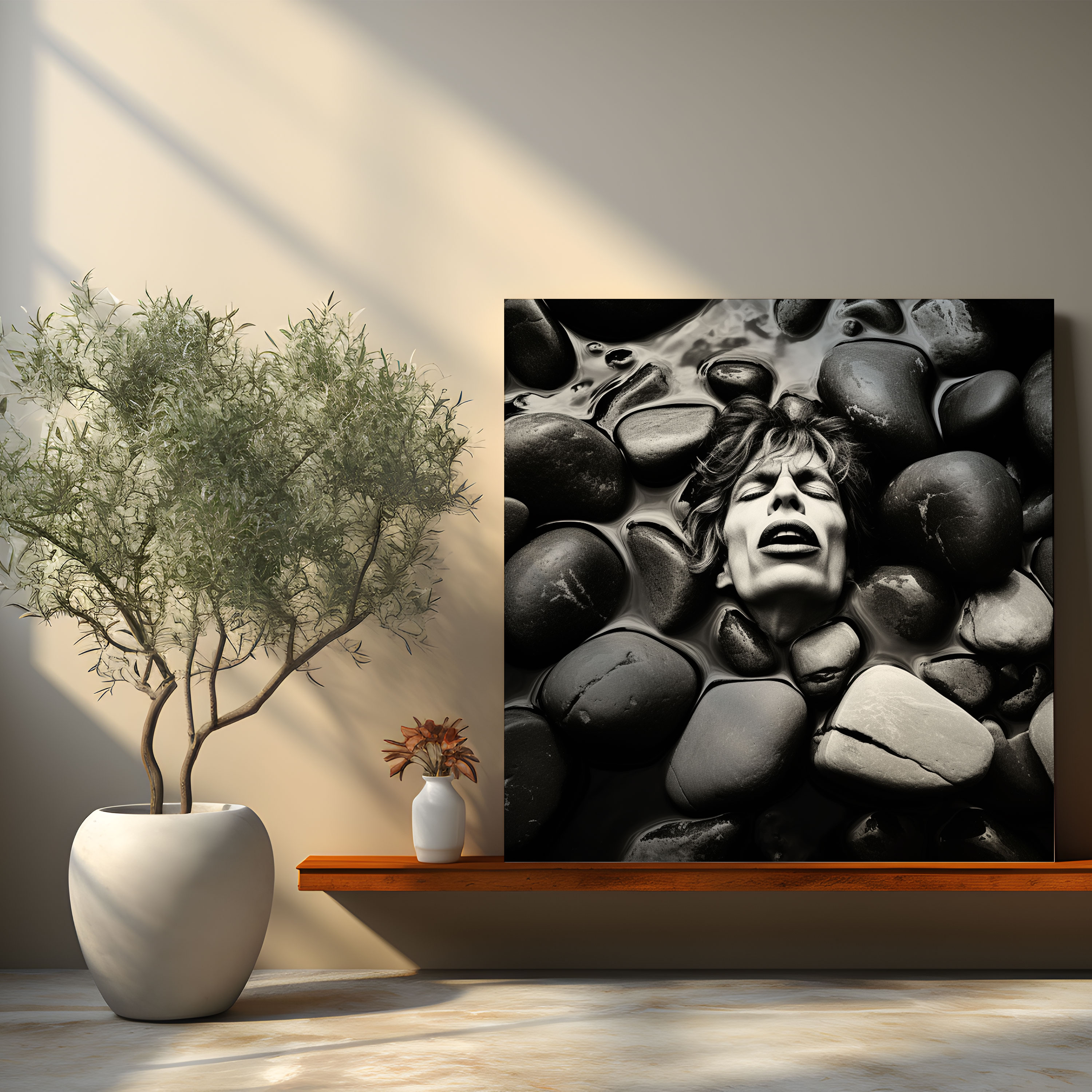 Rolling Stones Wall Art - Rolling Stones, Raw, Black And White Photography, Wall Art