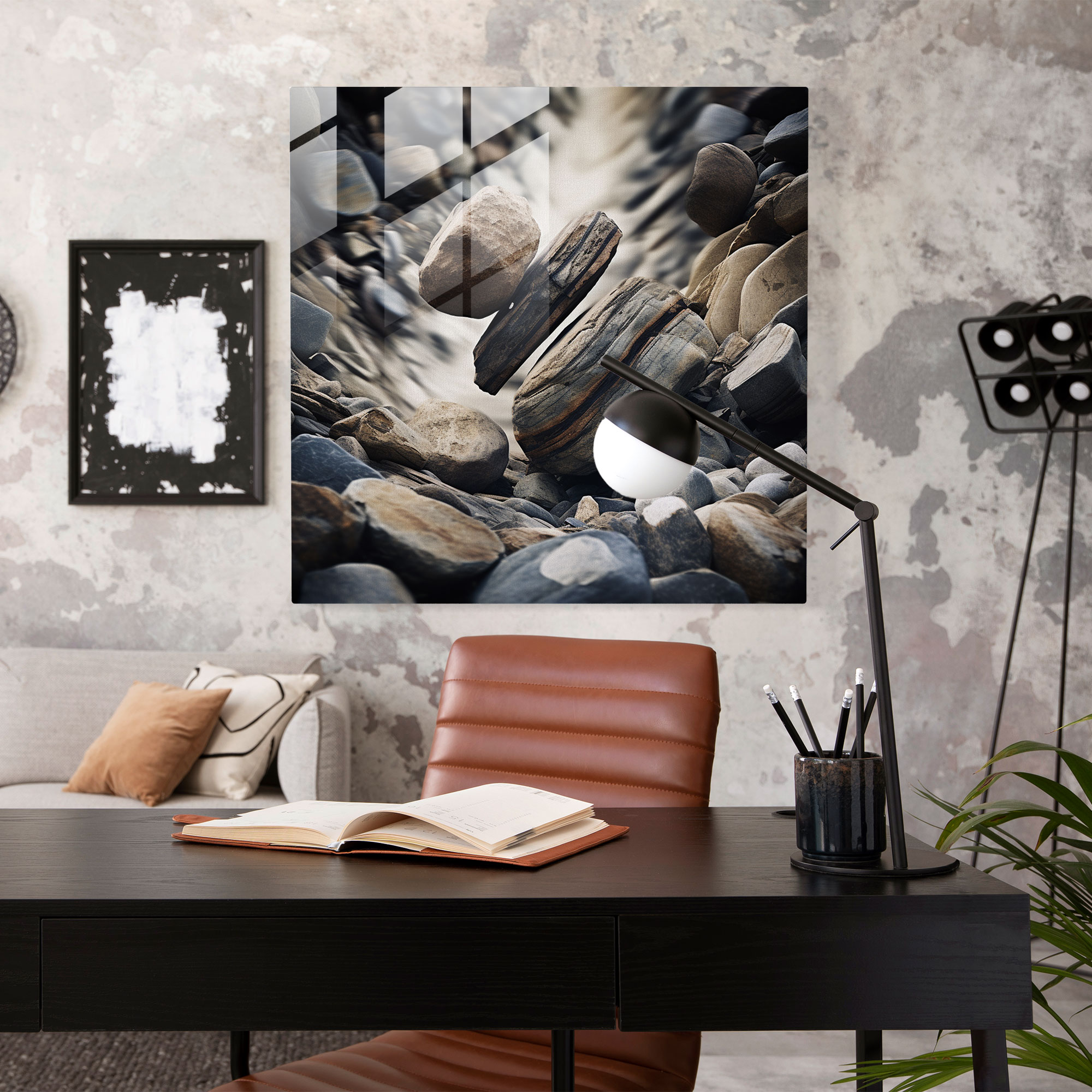 Glasbild Rolling Stones - Rolling Stones Glasbild Glas Kunst Glas Wandkunst