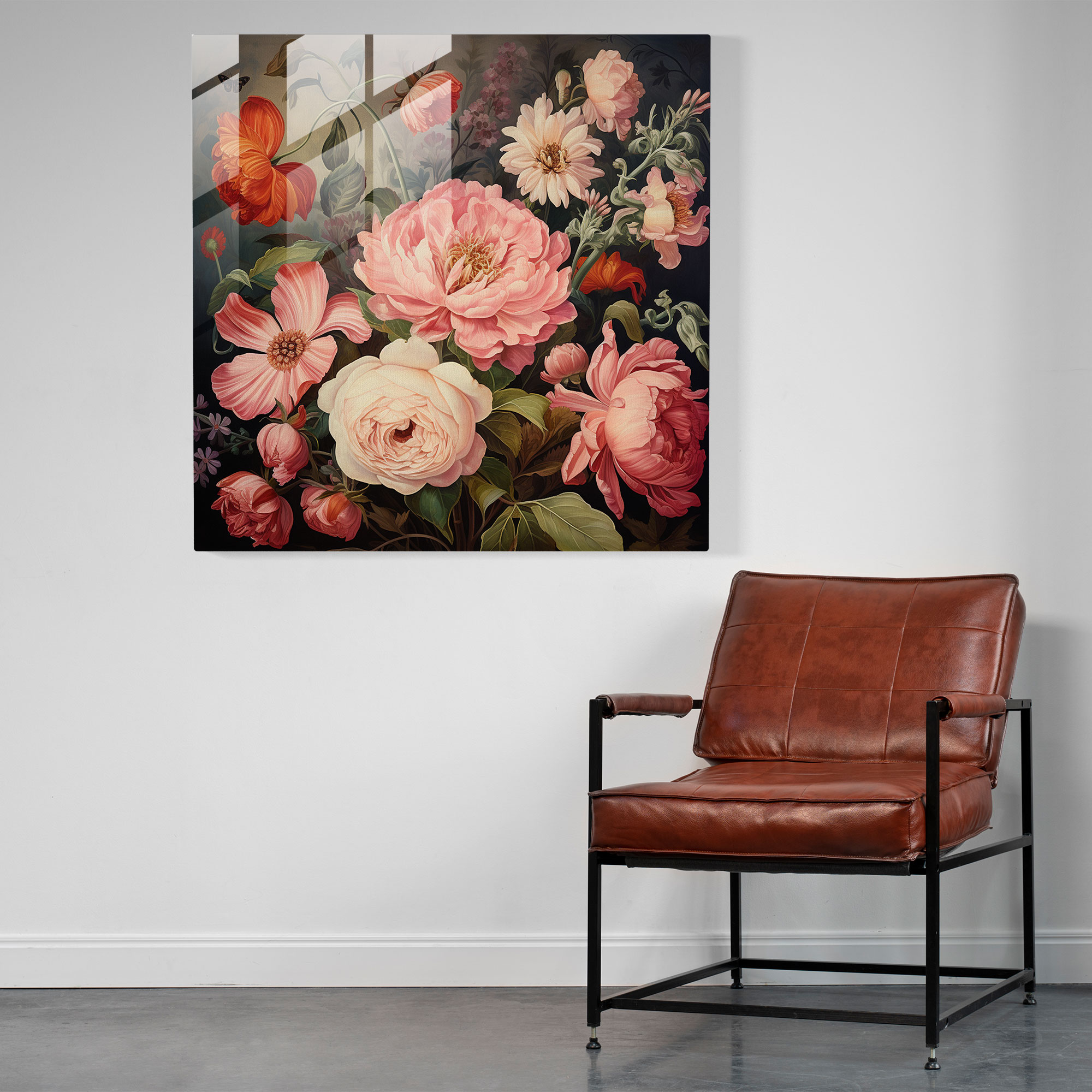 The Blossoms of Nostalgia Glass Print