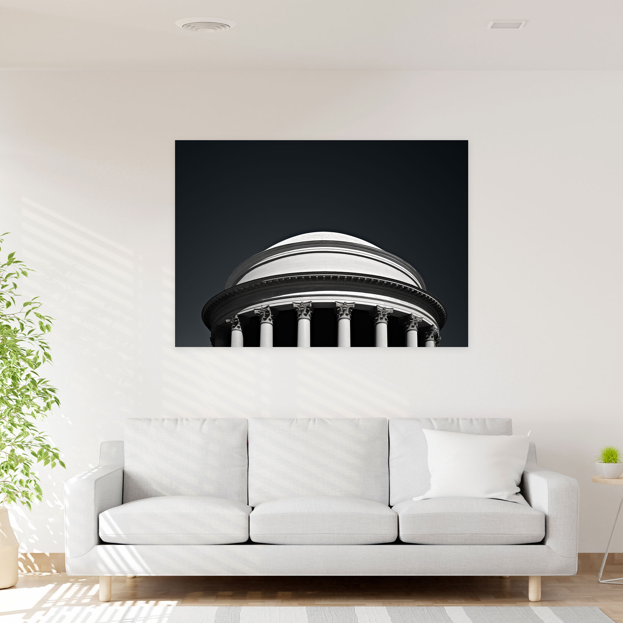 Roma Duvar Sanatı - Etkileyici Pantheon - Fotoğrafçılık Kanvas Tablo Sanatı
