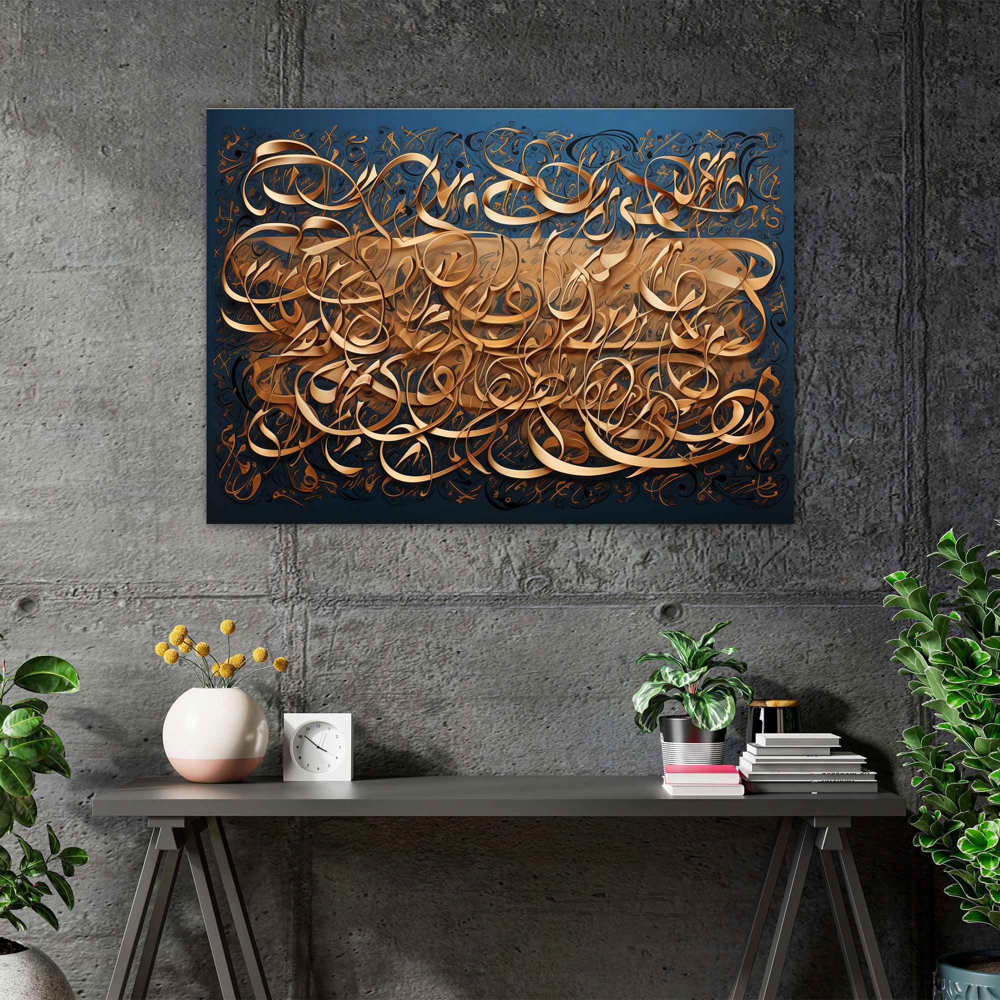 Rome Canvas Print - Calligraphy Quotes - Rome, Calligraphy Artwork, Canvas Wall Art, Roman Quotes