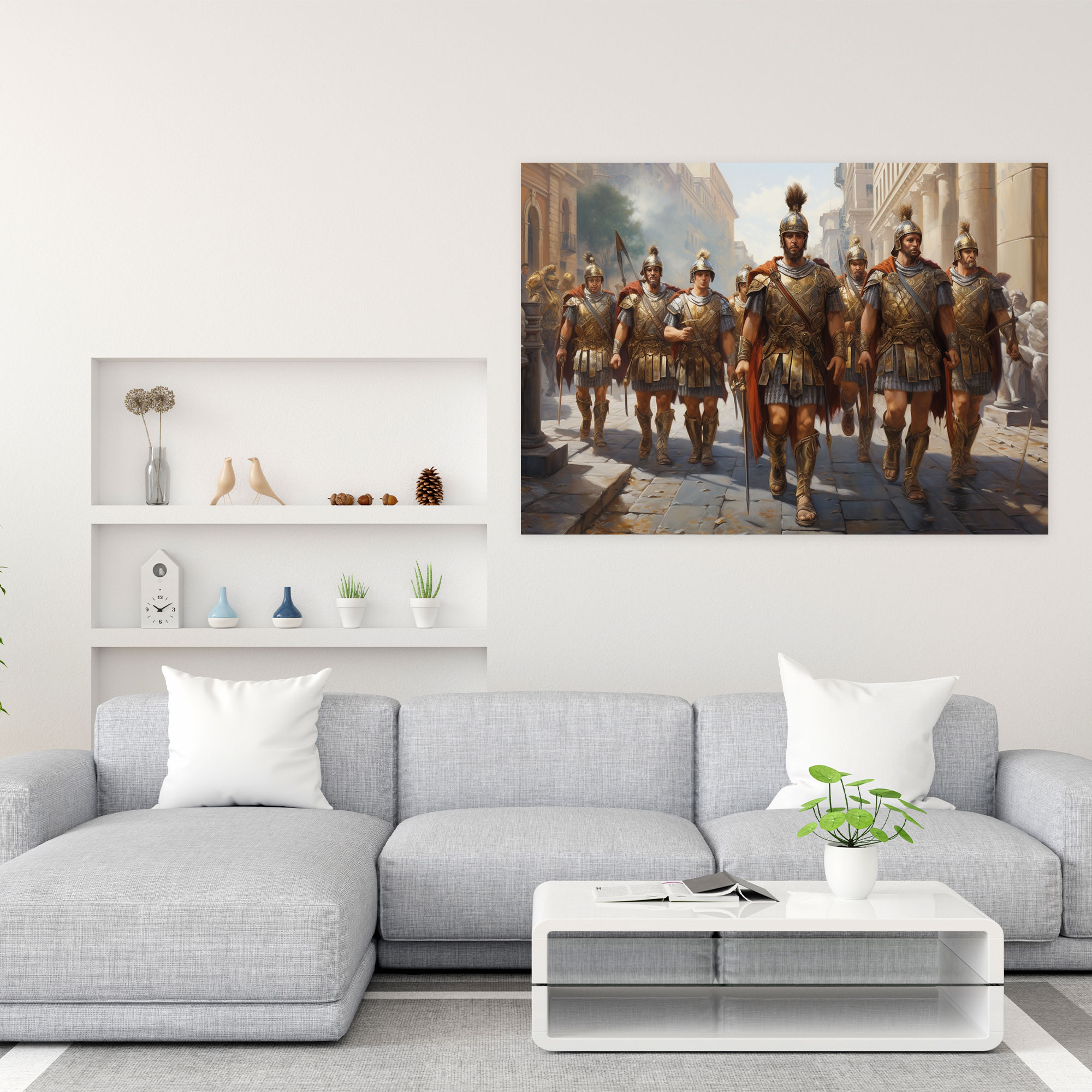 Rome Canvas Print - Roman Soldiers Marching Triumphantly - Rome, Canvas Print, Ancient, Canvas Wall Art