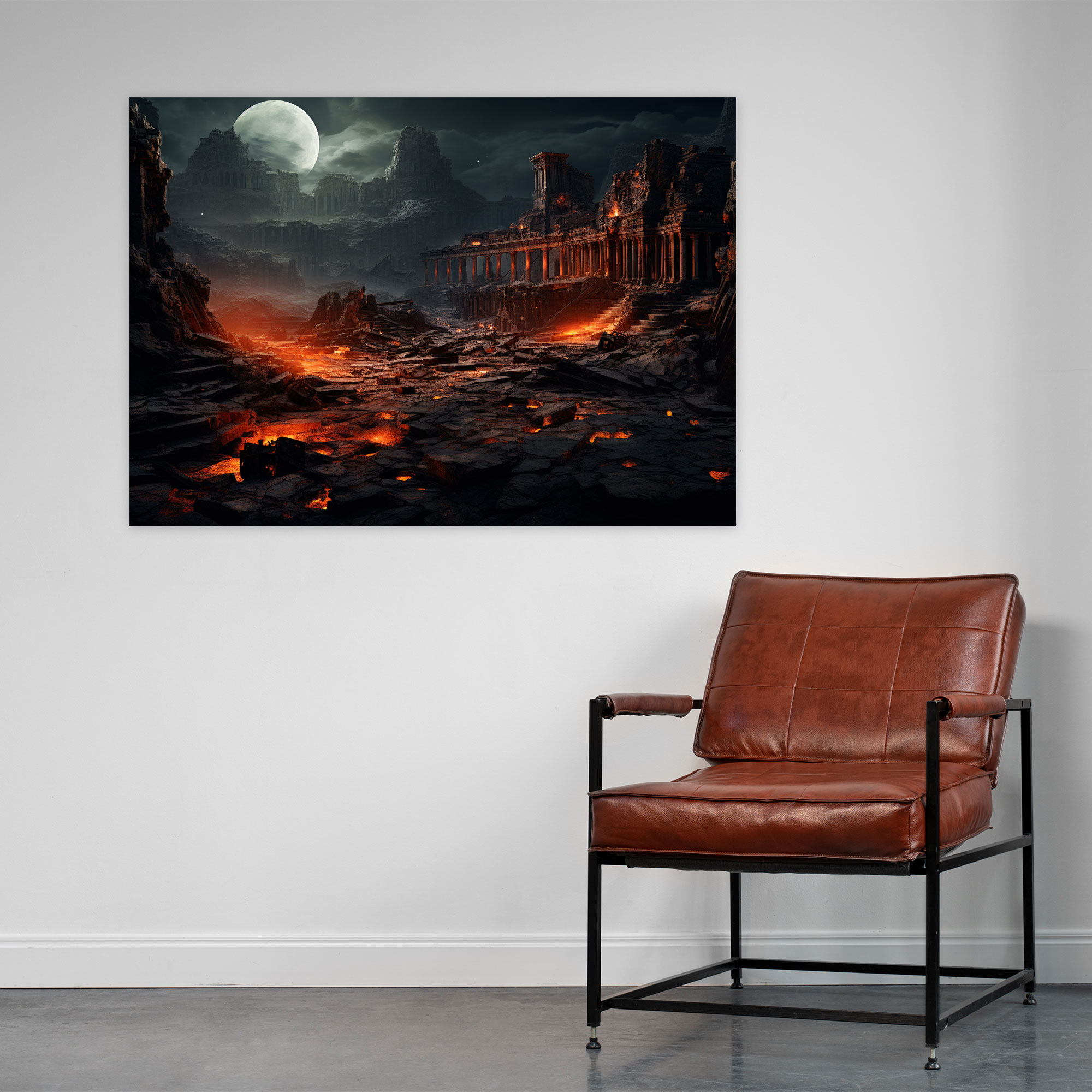 Modern Rome Digital Canvas Print - Rome, Canvas, Ruins, Rome