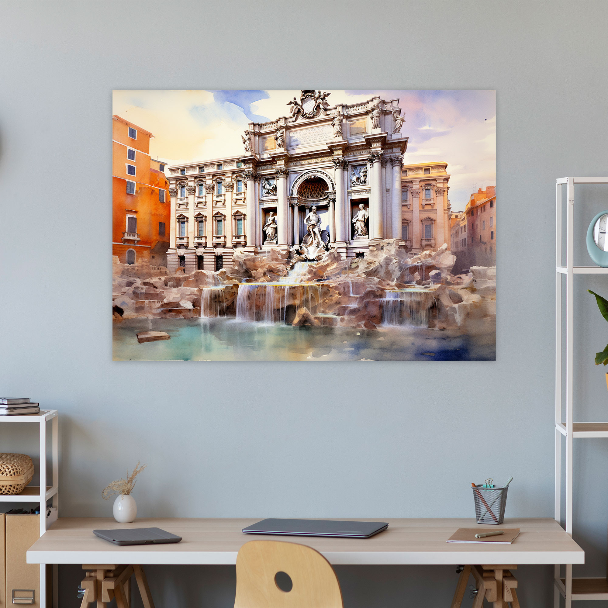 Roma Duvar Dekorasyonu - Zarif Sanat Eseri Kanvas Tablo